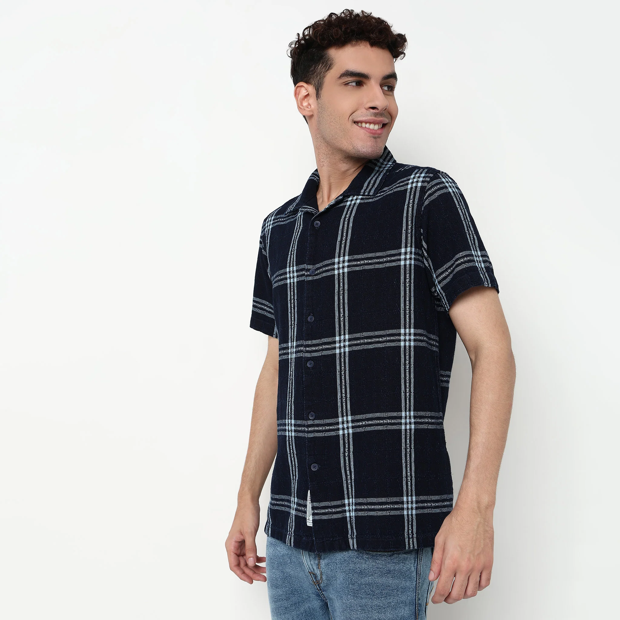 Checkered Cotton Cruiser Shirt - Image 5