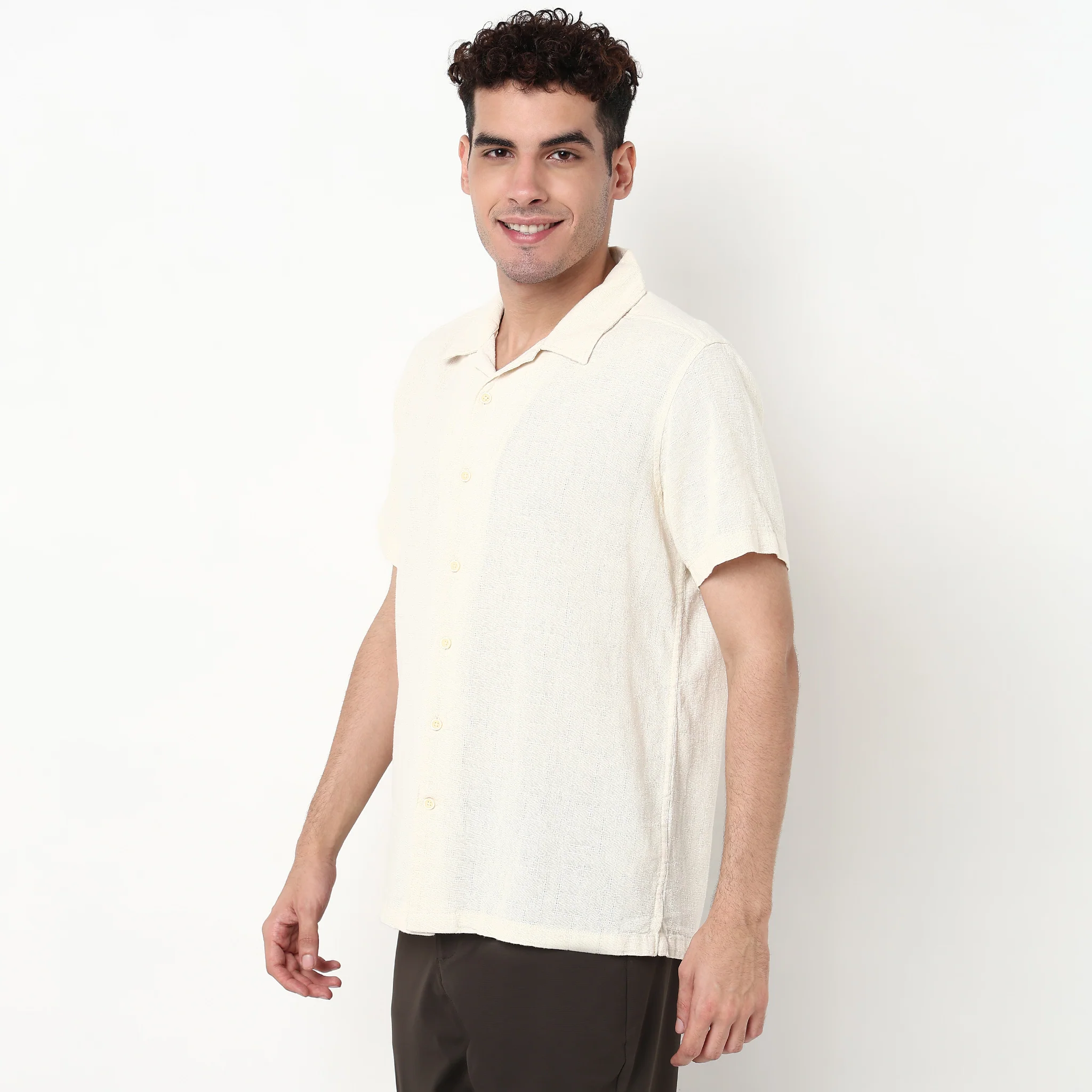 Checkered Cotton Shirt - Image 5