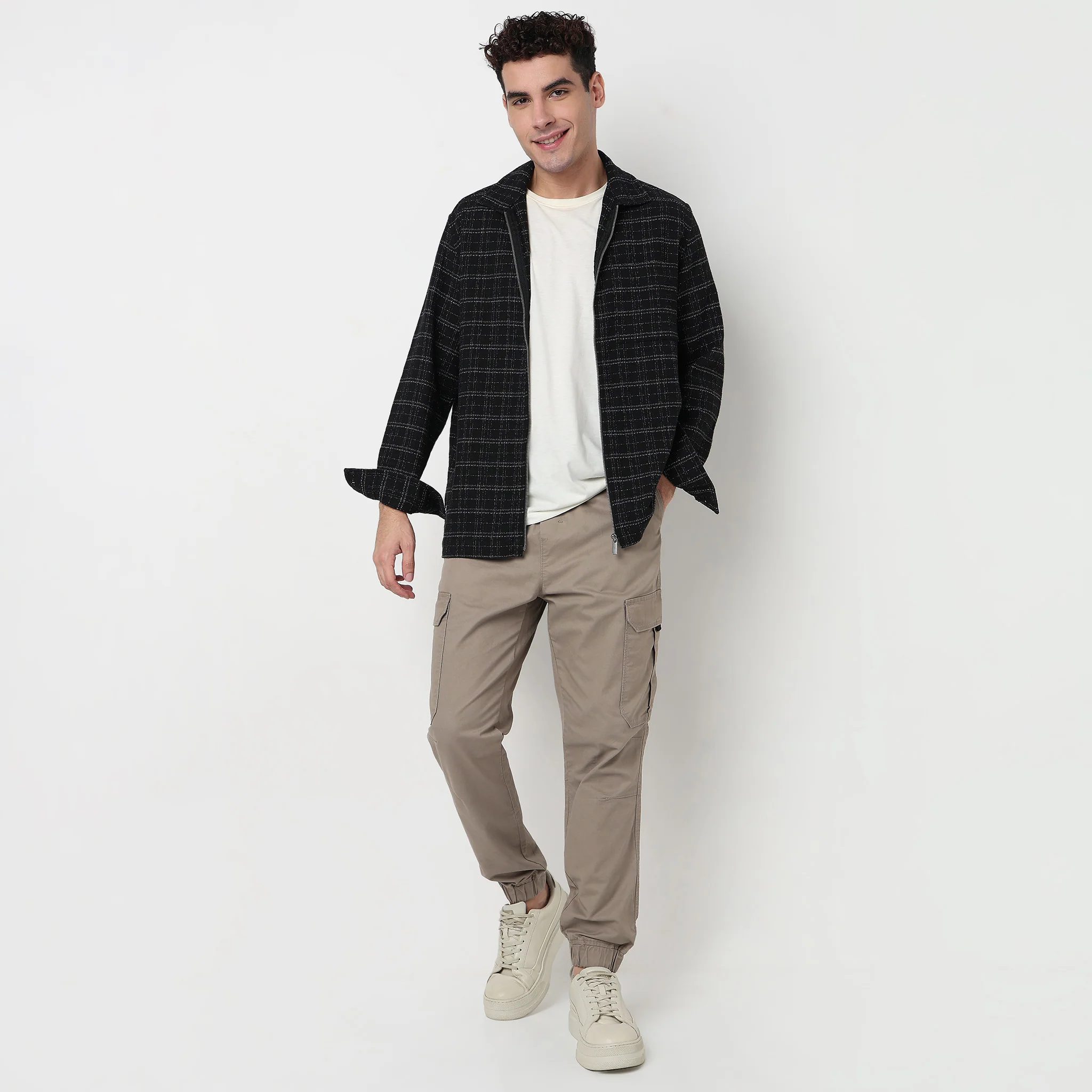 Checkered Cotton Oversize Ranger Shirt - Image 2