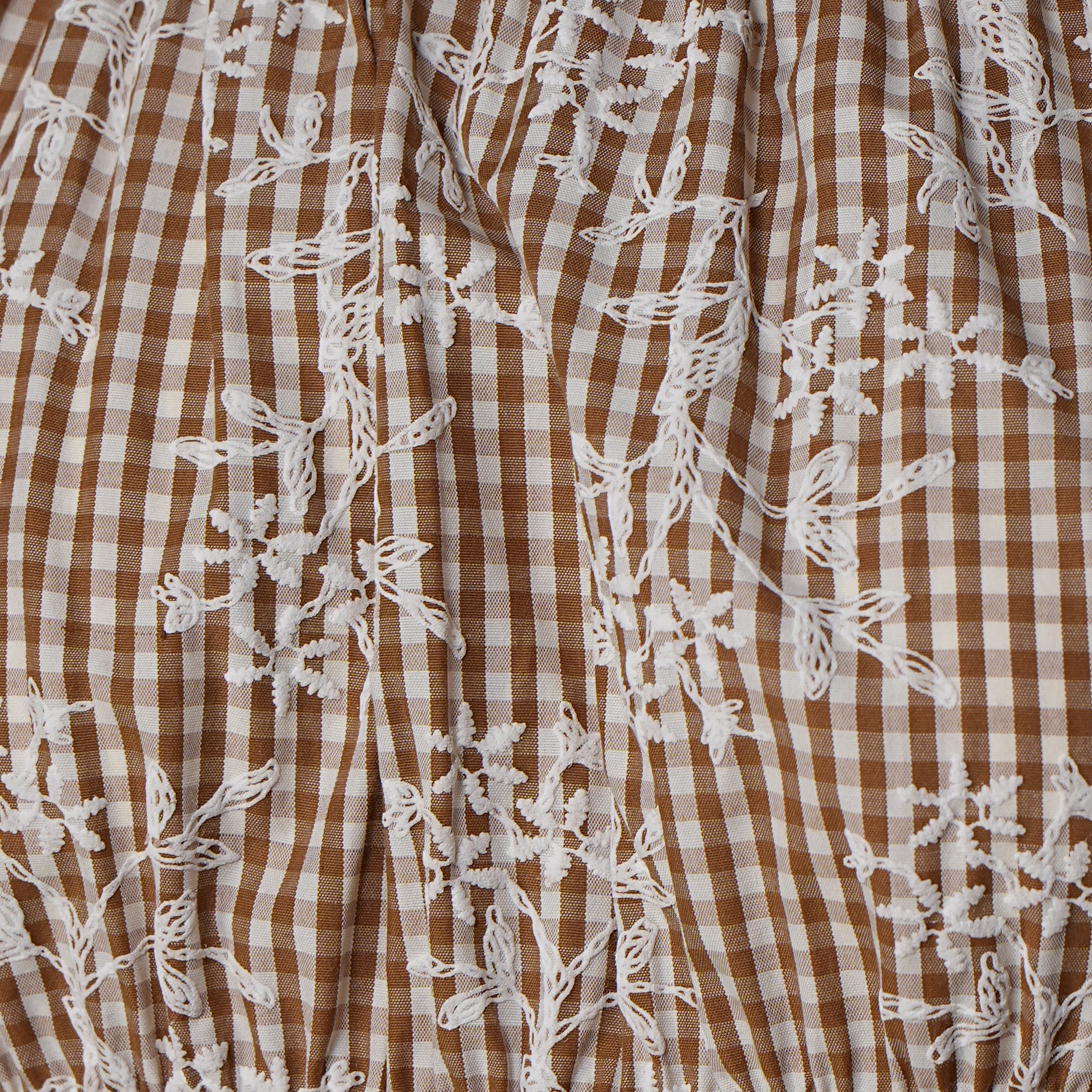 Checkered Flared Dress - Image 4