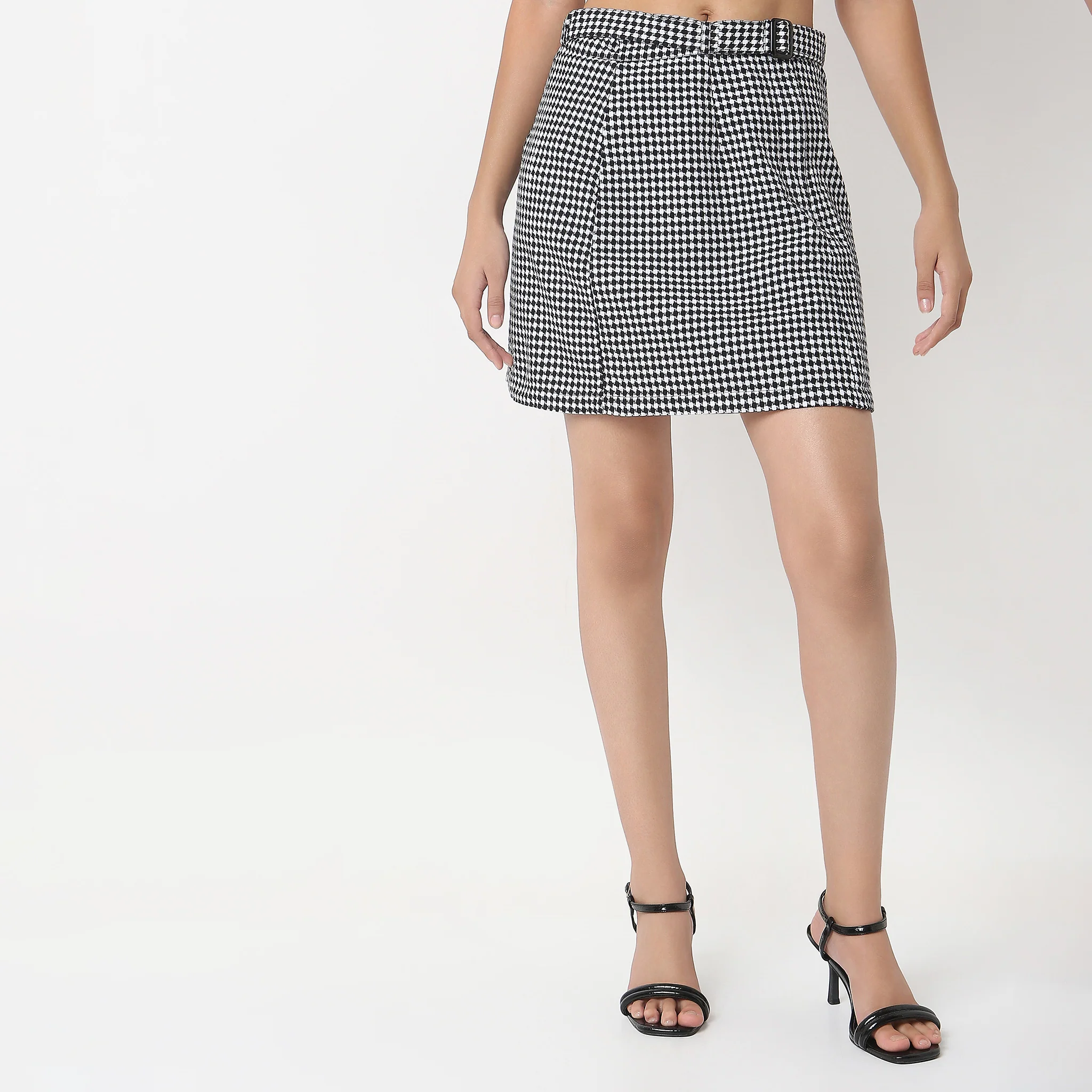 Checkered High Rise Betty Skirt - Image 2