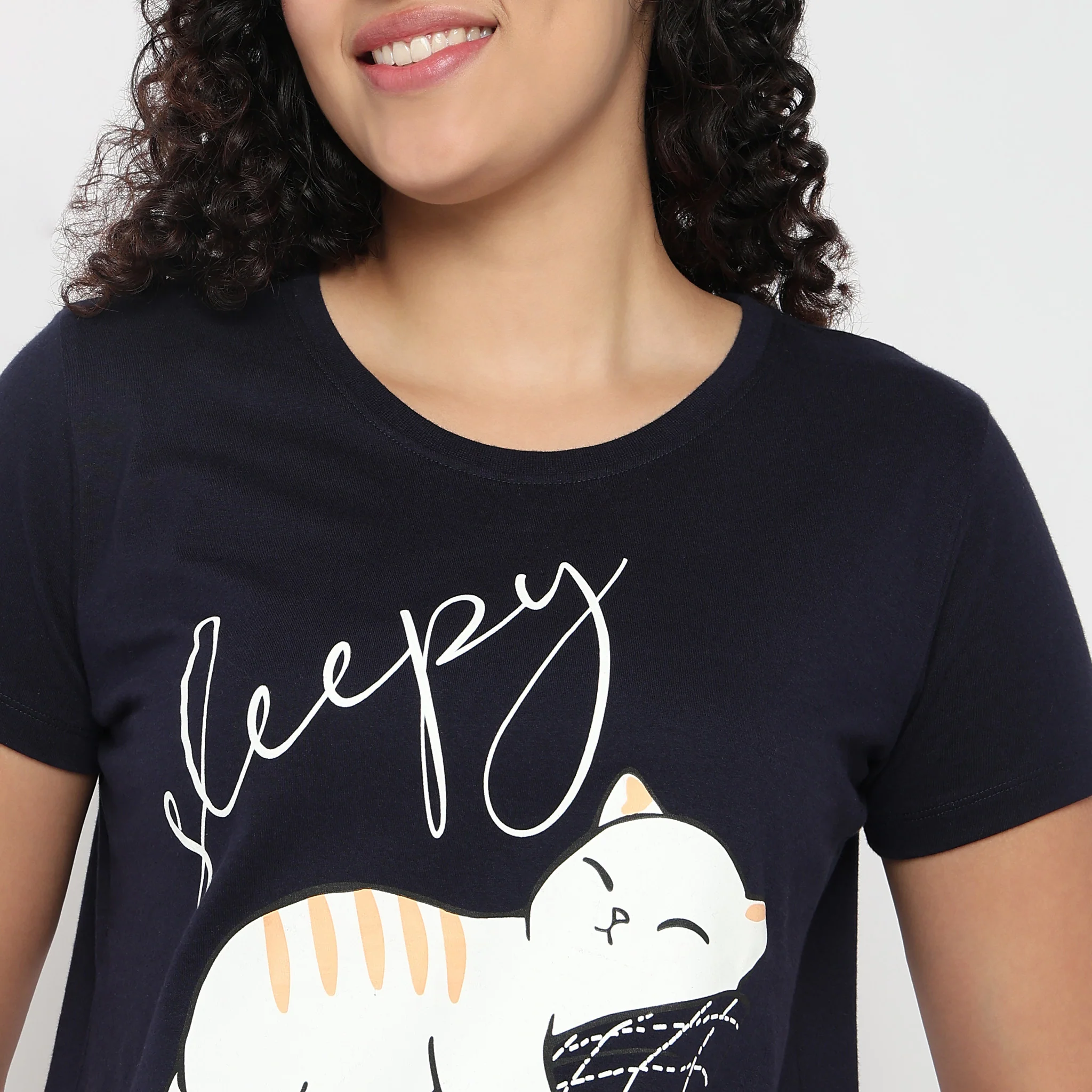 Chest Printed Lounge T-Shirt - Image 4