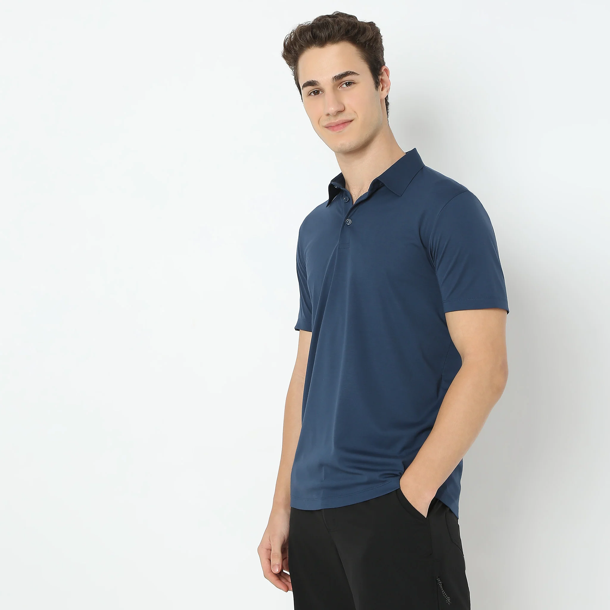 Ultra Club Poloᵉˣ - Luxury Blend Smooth and Lightweight Modern Bonded Collar T-Shirt - Image 14