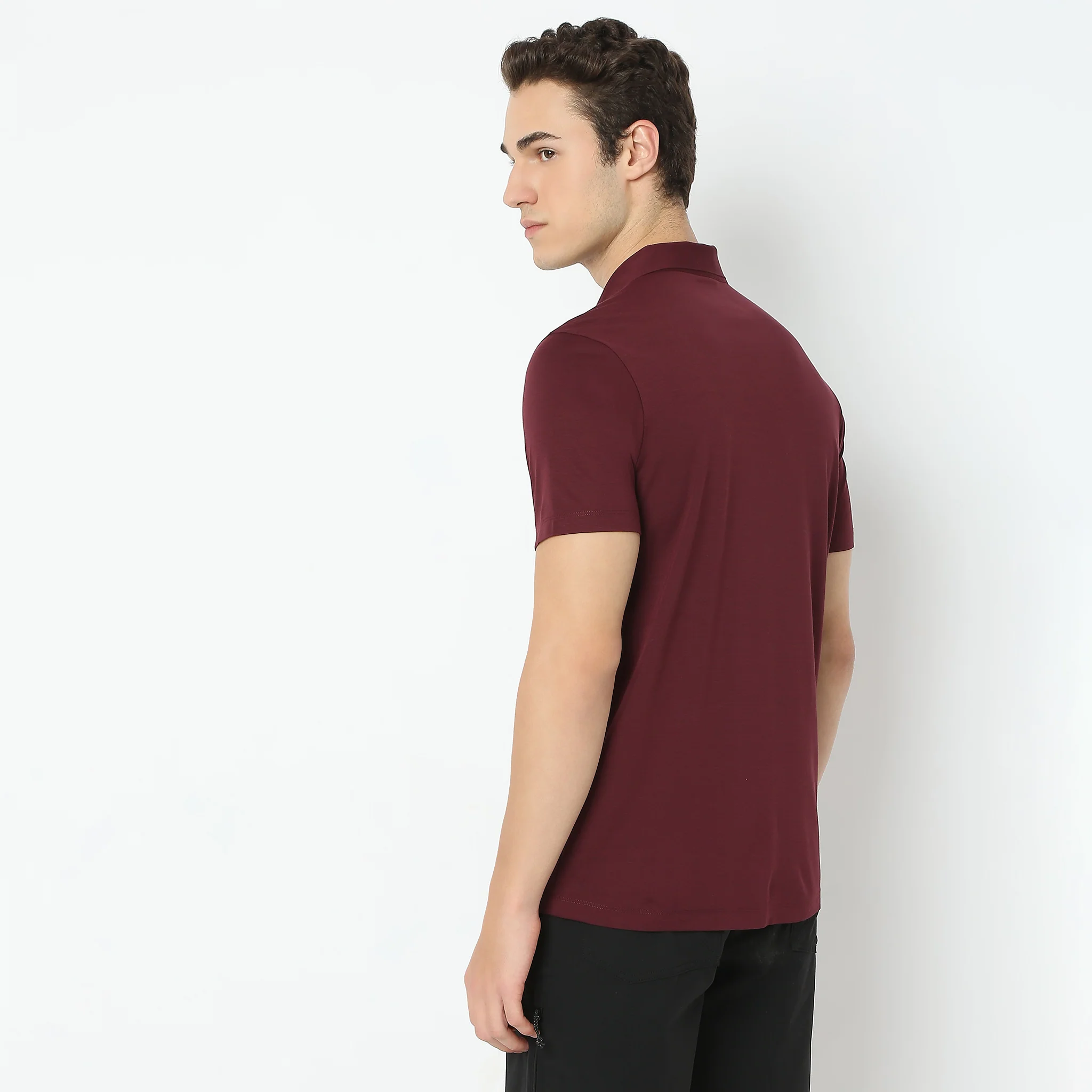 Ultra Club Poloᵉˣ - Luxury Blend Smooth and Lightweight Modern Bonded Collar T-Shirt - Image 3