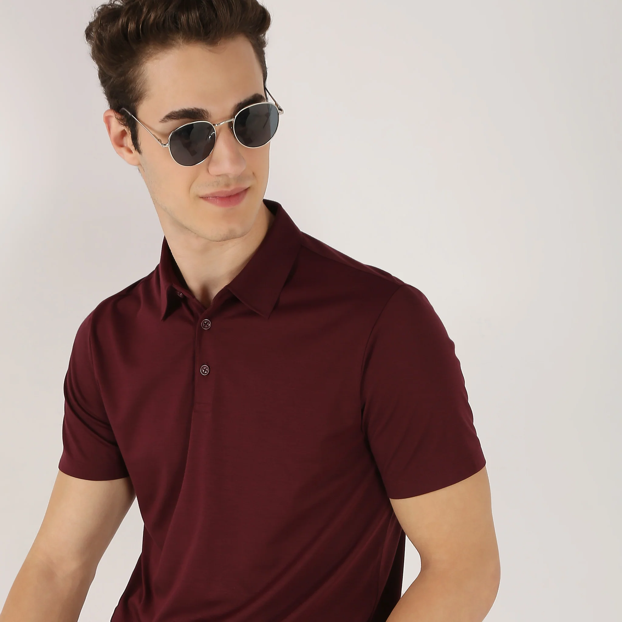 Ultra Club Poloᵉˣ - Luxury Blend Smooth and Lightweight Modern Bonded Collar T-Shirt - Image 5