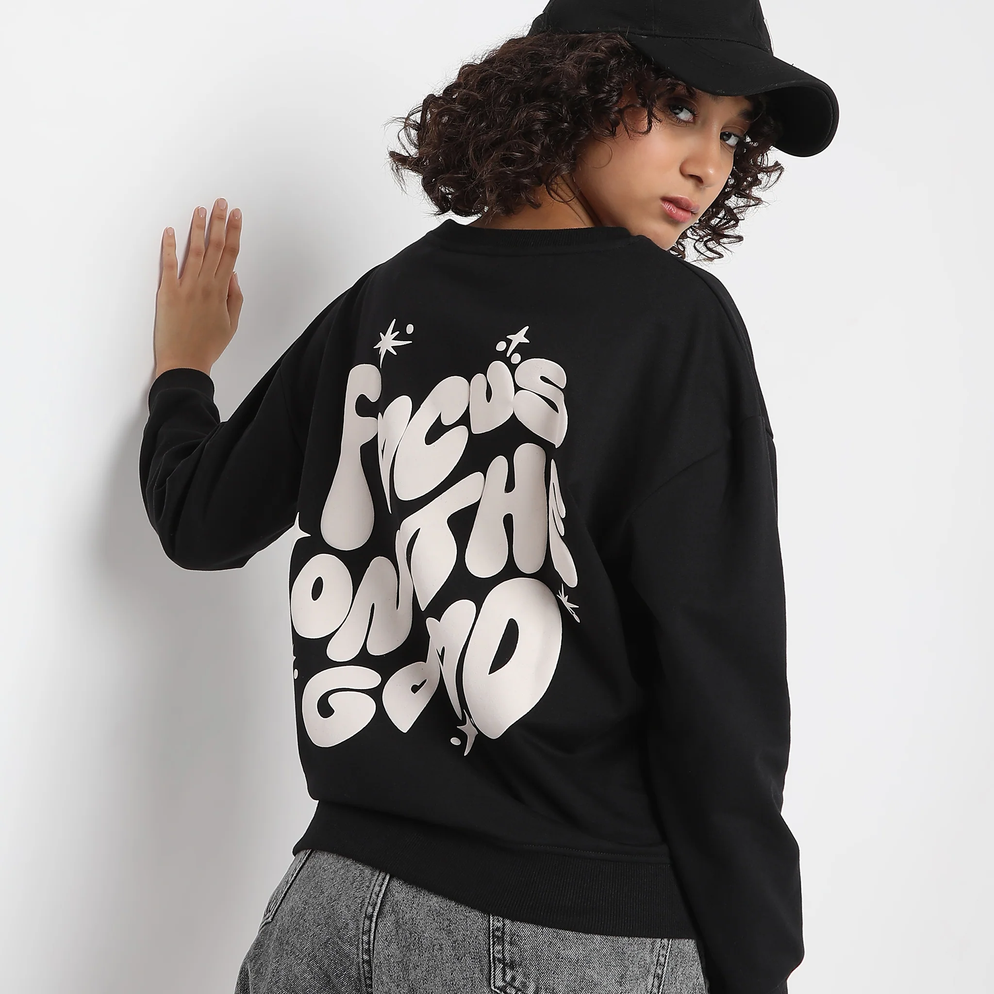Comfort Fit Printed Sweat Tee - Image 3