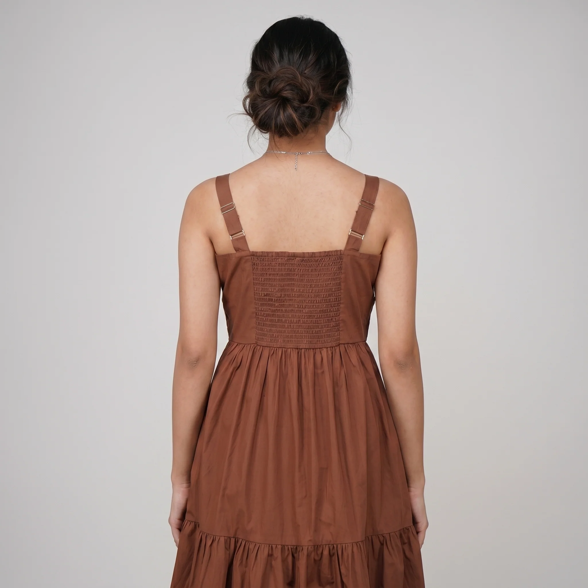 Cotto Flare Strappy Dress - Image 3