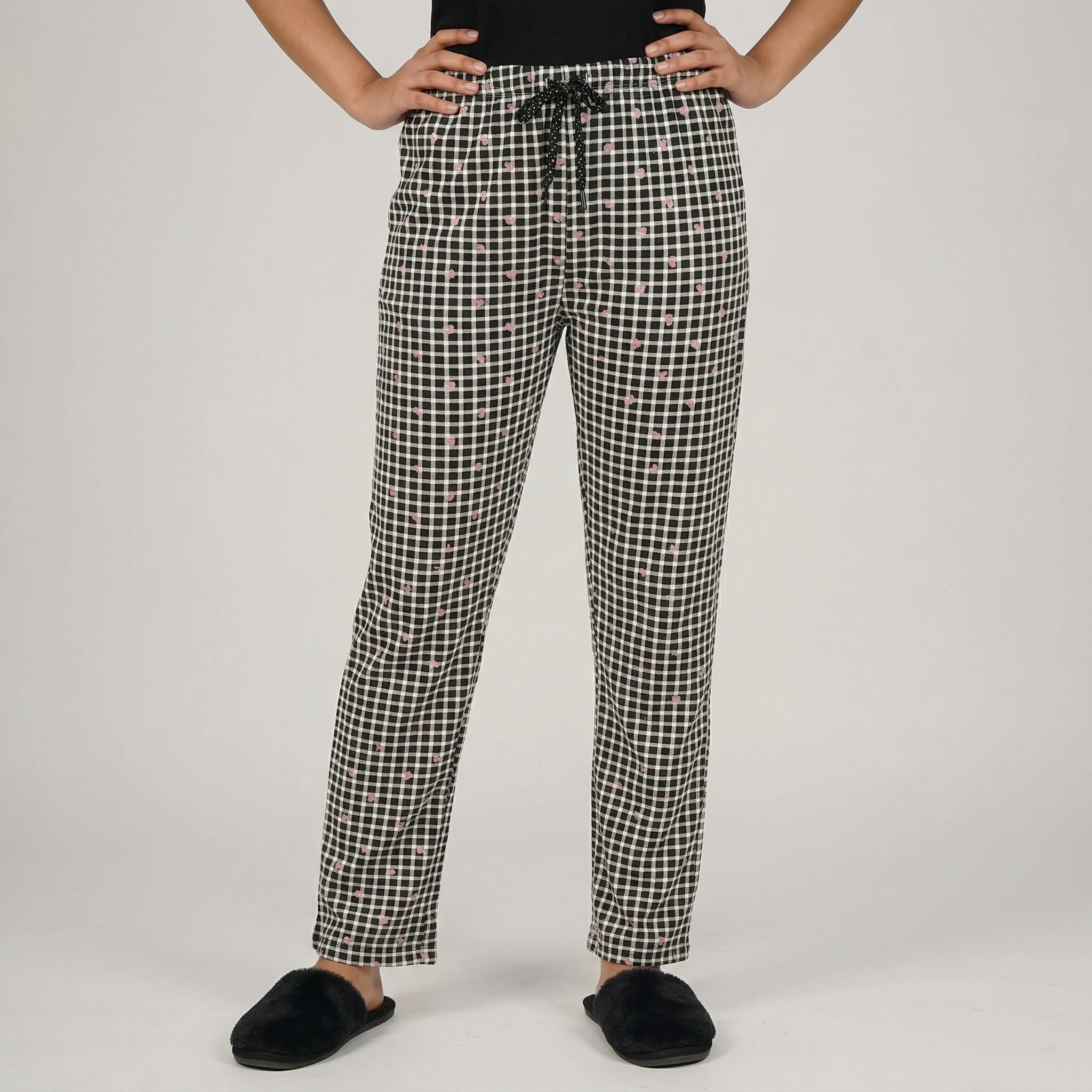 Cotton Checkered Core Pyjama - Image 2