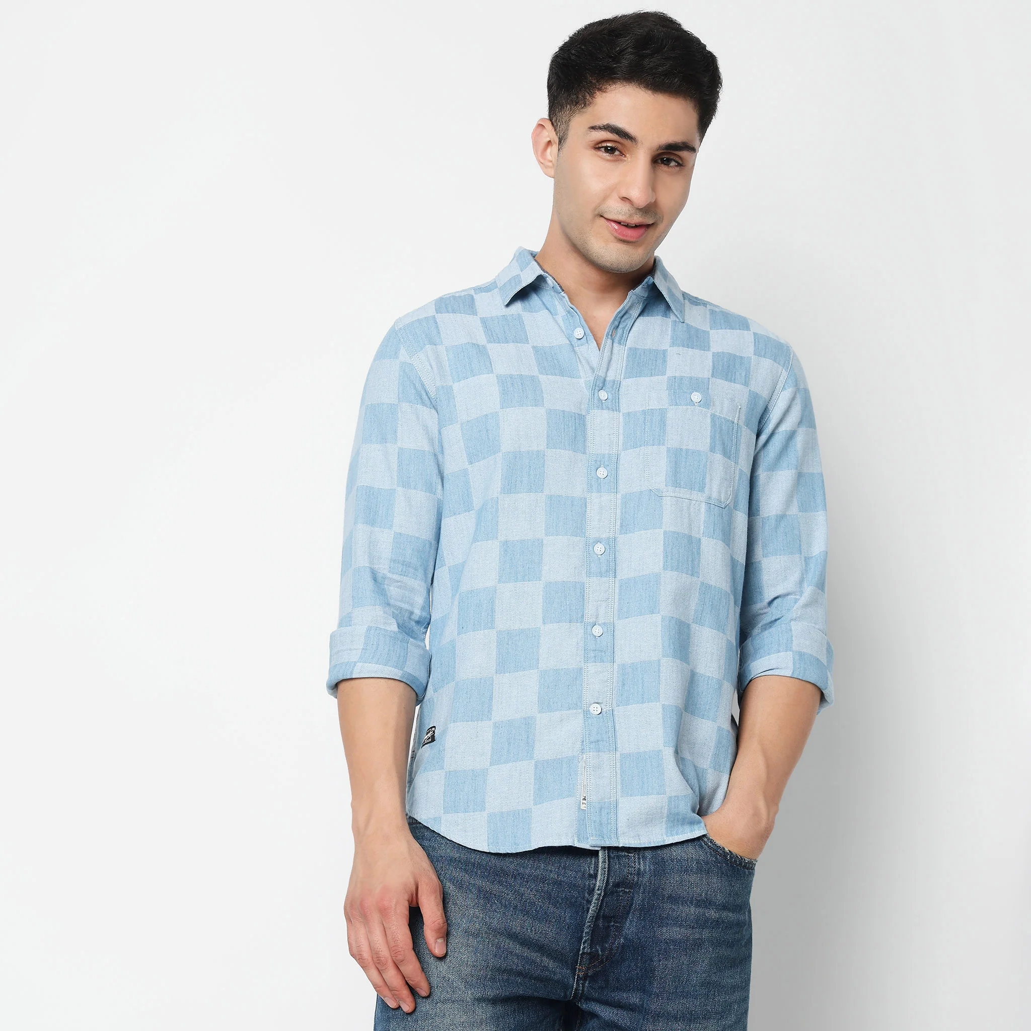 Cotton Checkered Cruiser Shirt - Image 2