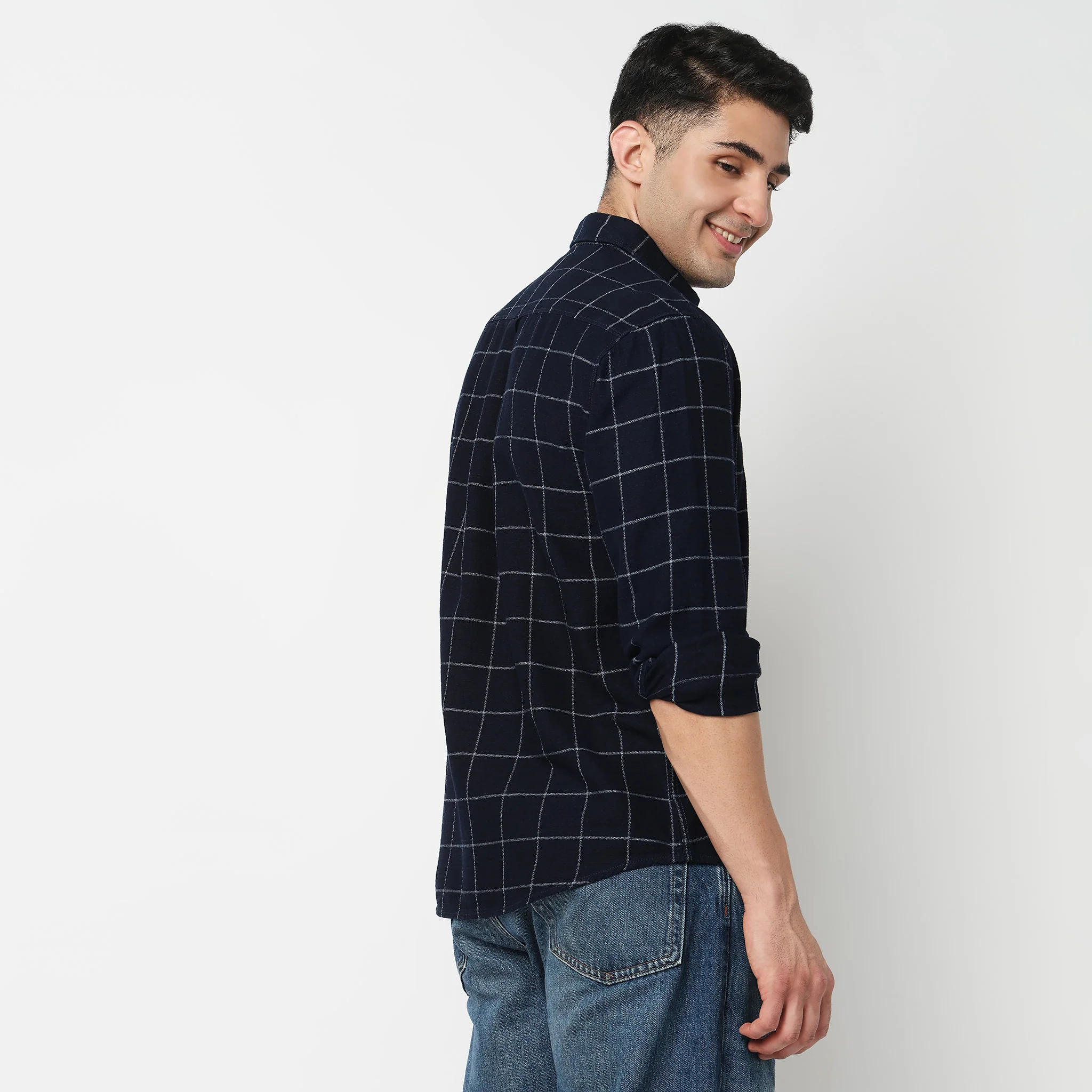 Cotton Checkered Cruiser Shirt - Image 3