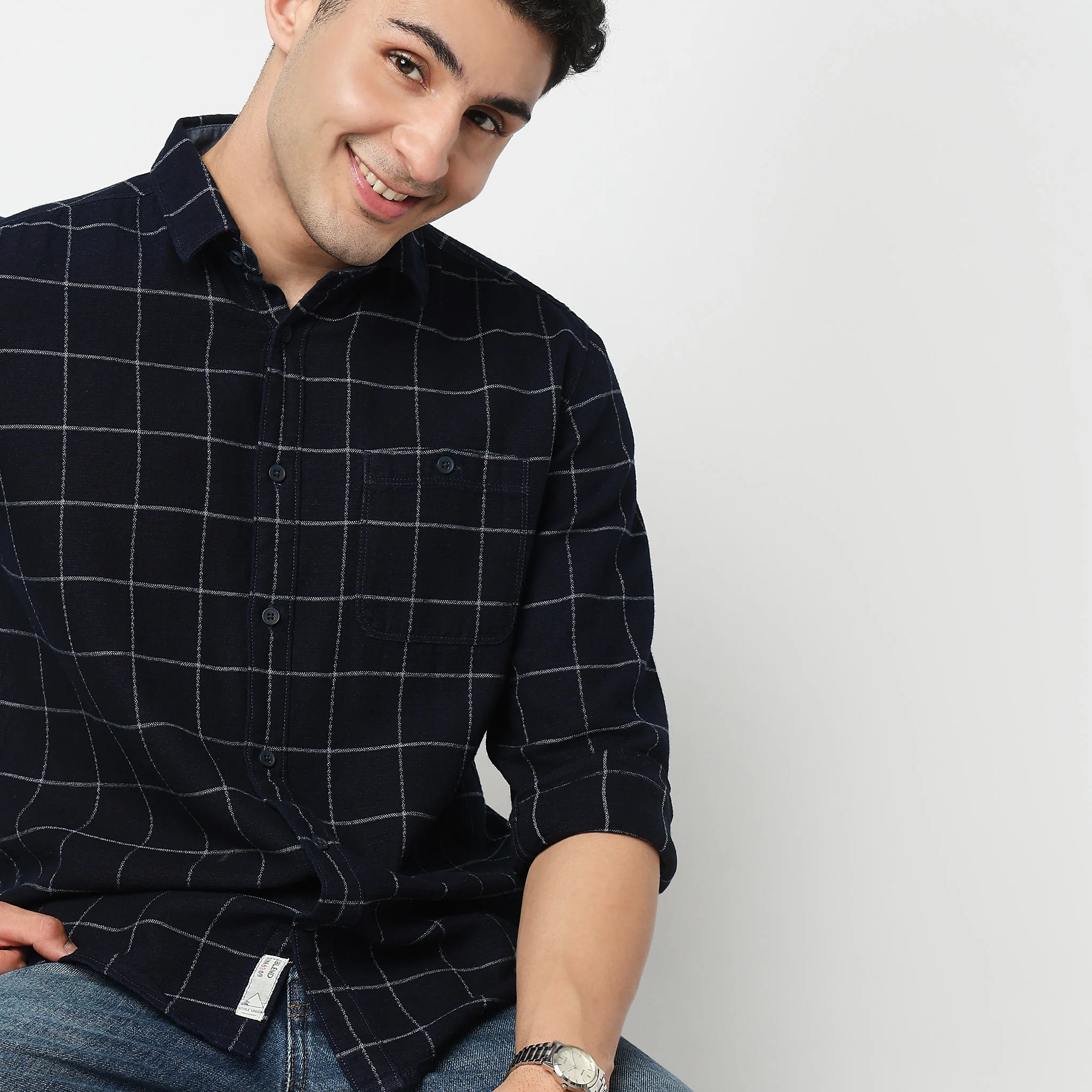 Cotton Checkered Cruiser Shirt - Image 4