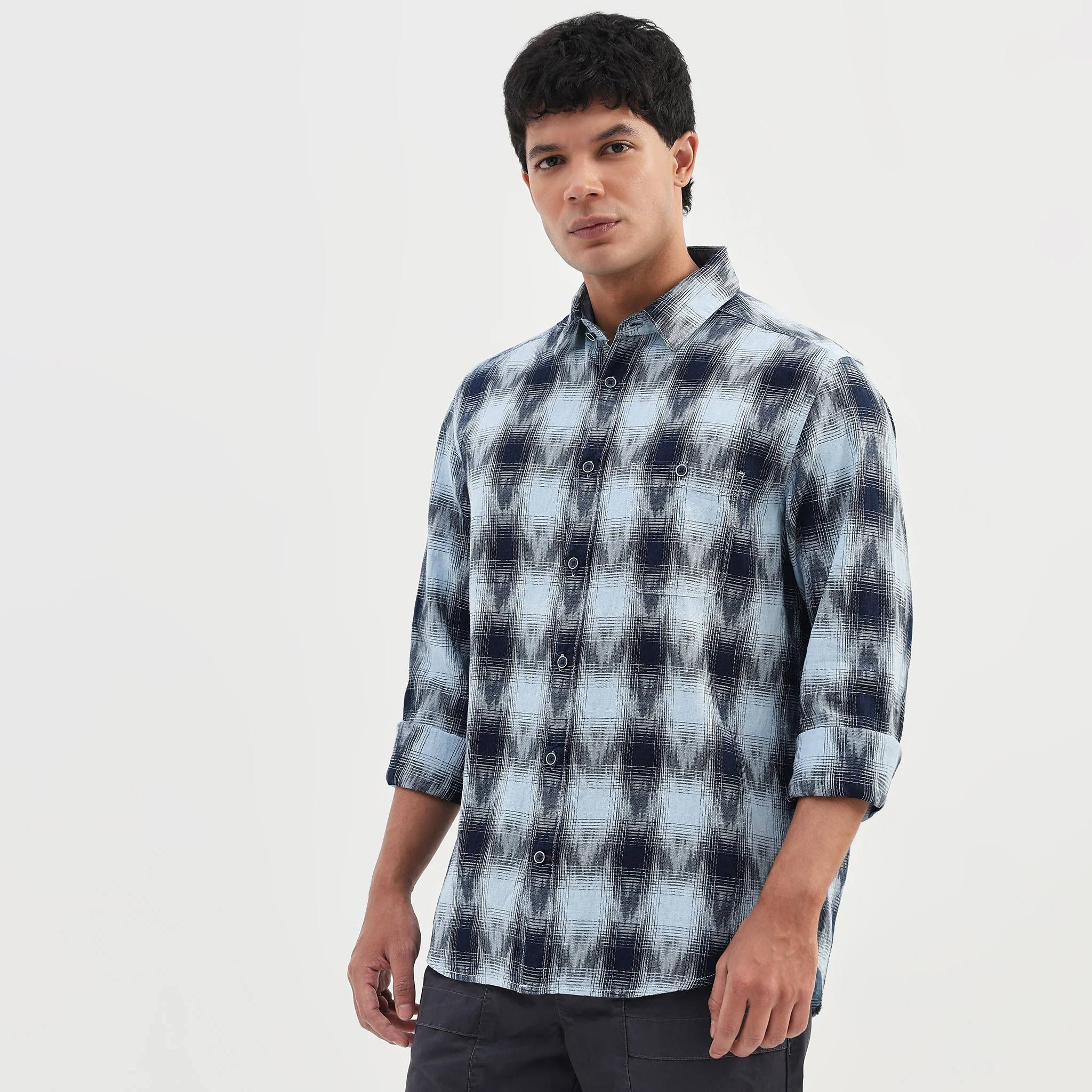 Cotton Checkered Cruiser Shirt - Image 5
