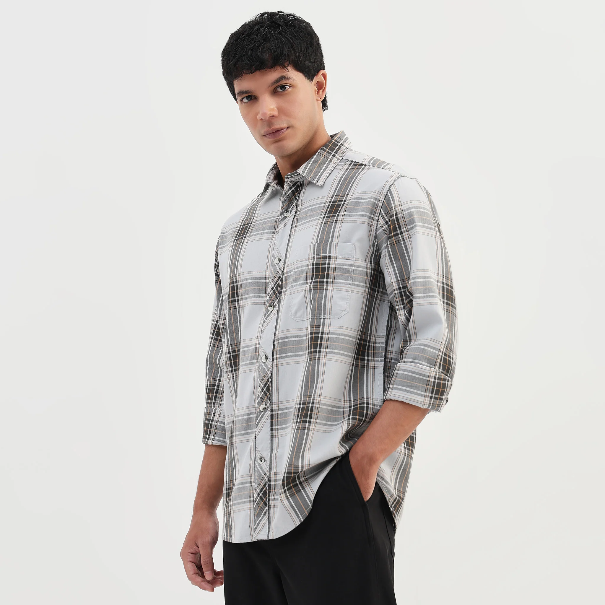 Cotton Checkered Ranger Shirt - Image 5