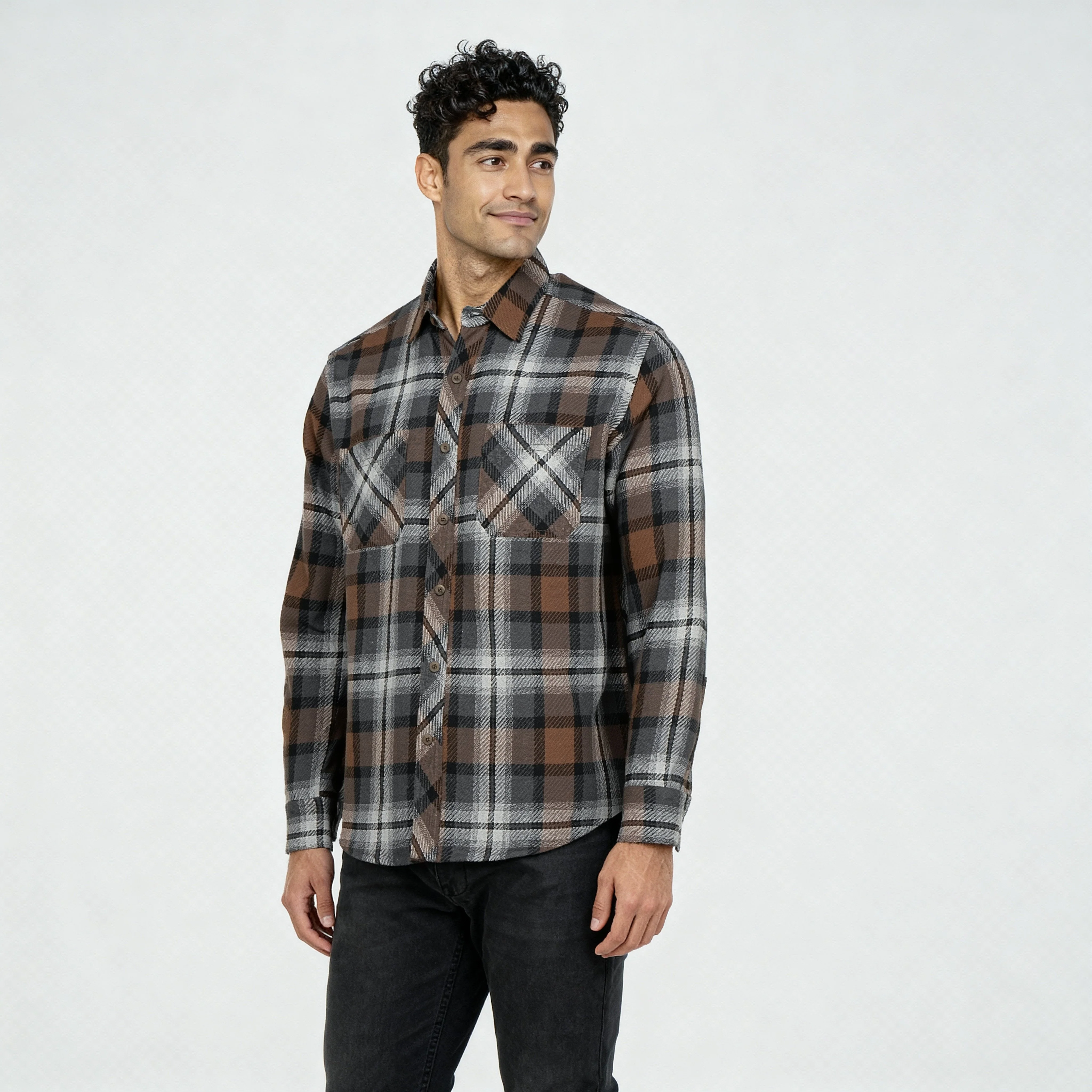 Cotton Checkered Victor Shirt - Image 5