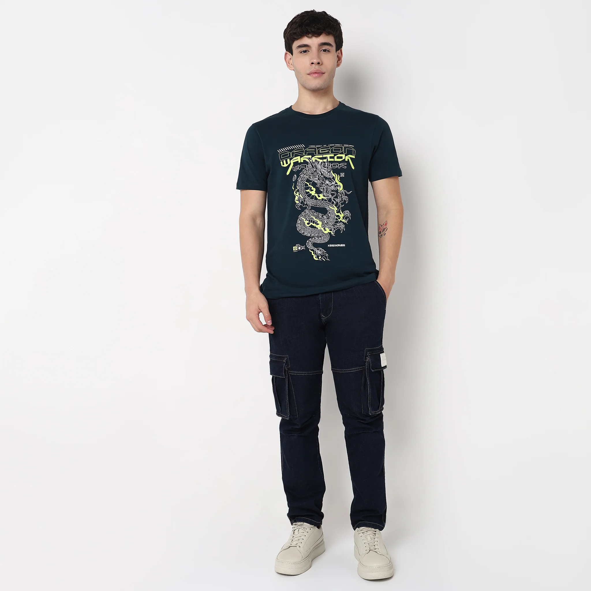 Cotton Crew Neck Graphitee - Image 4