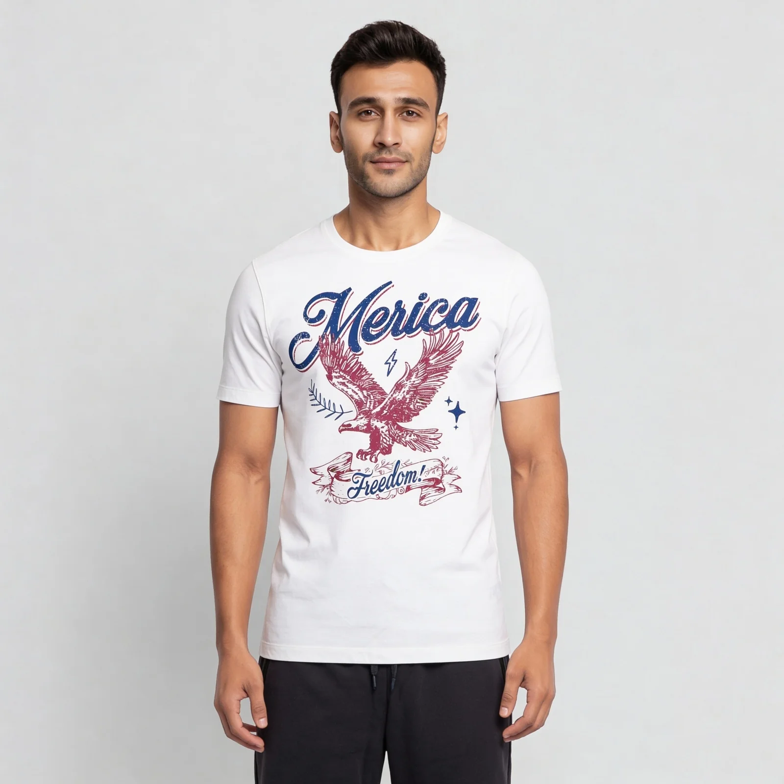 Cotton Crew Neck Graphitee - Image 2