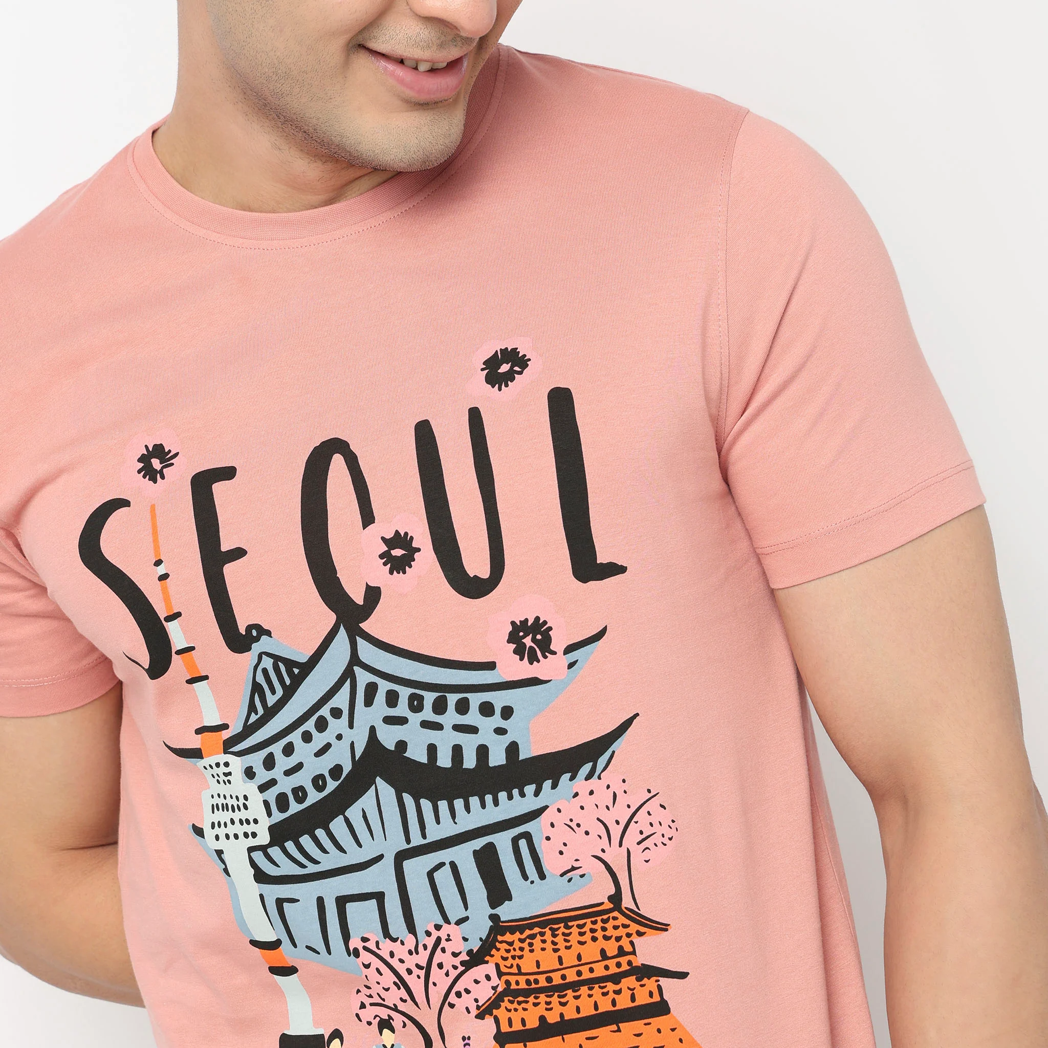 Cotton Crew Neck Graphitee - Image 4