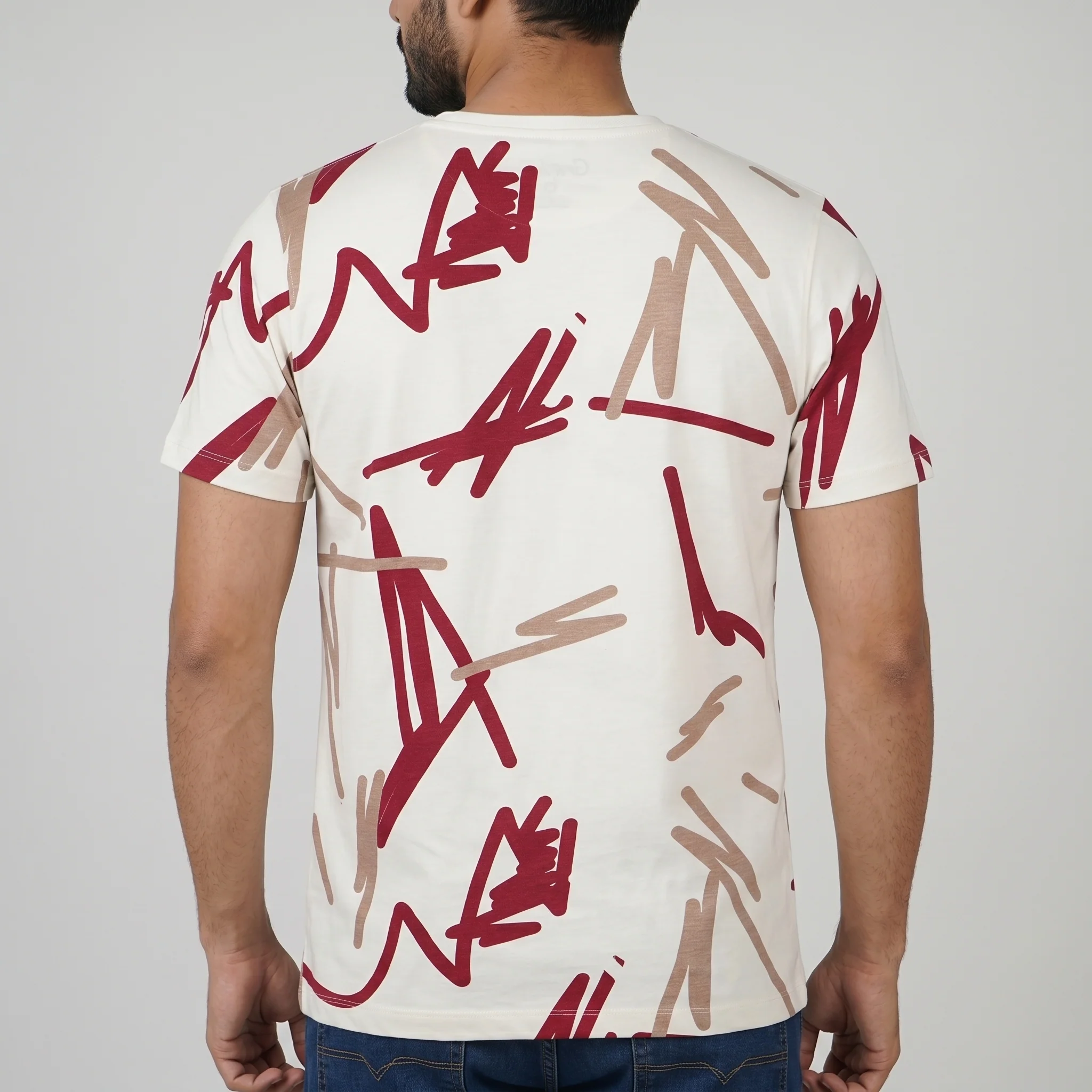 Cotton Crew Neck Graphitee - Image 3