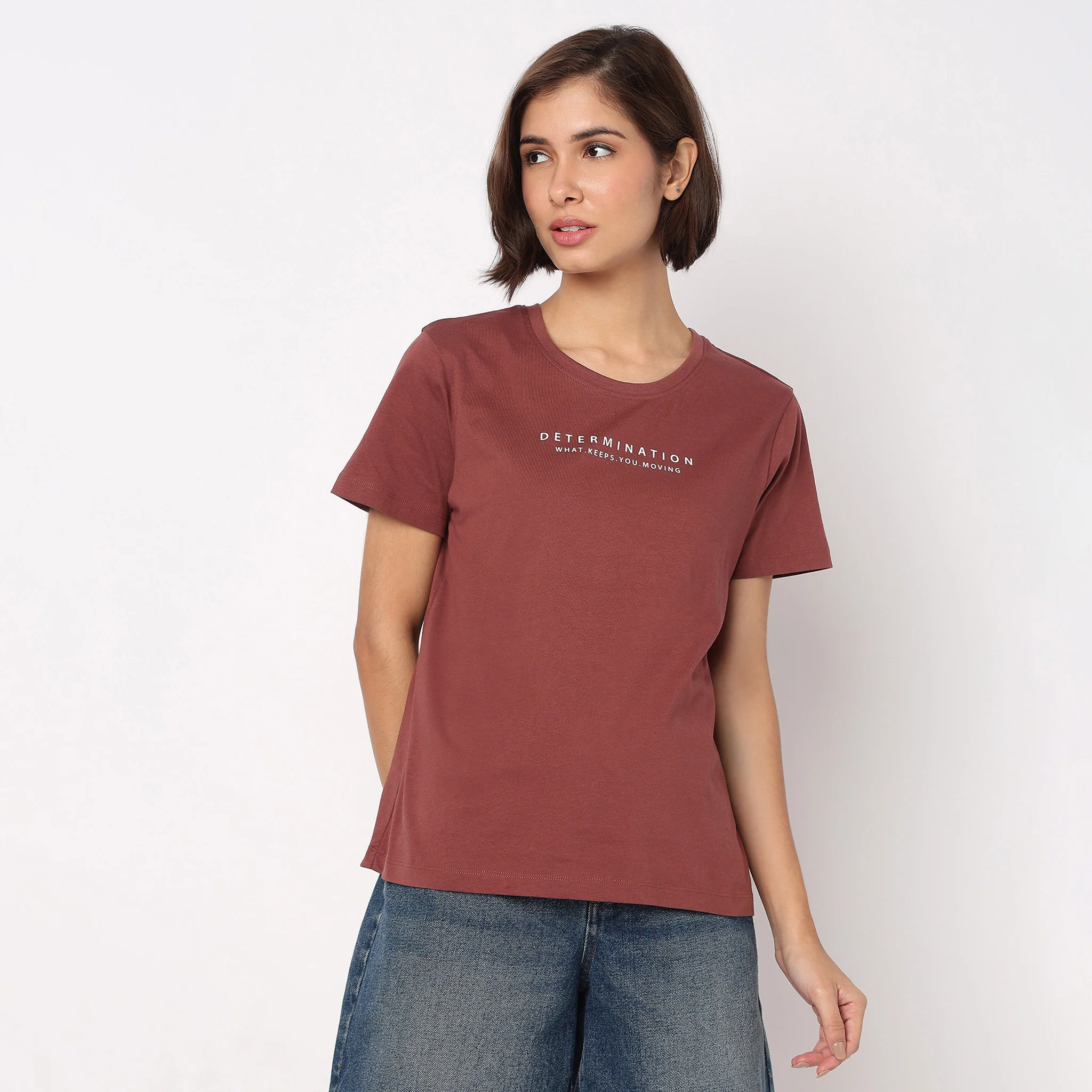 Cotton Crew Neck Graphitee - Image 2