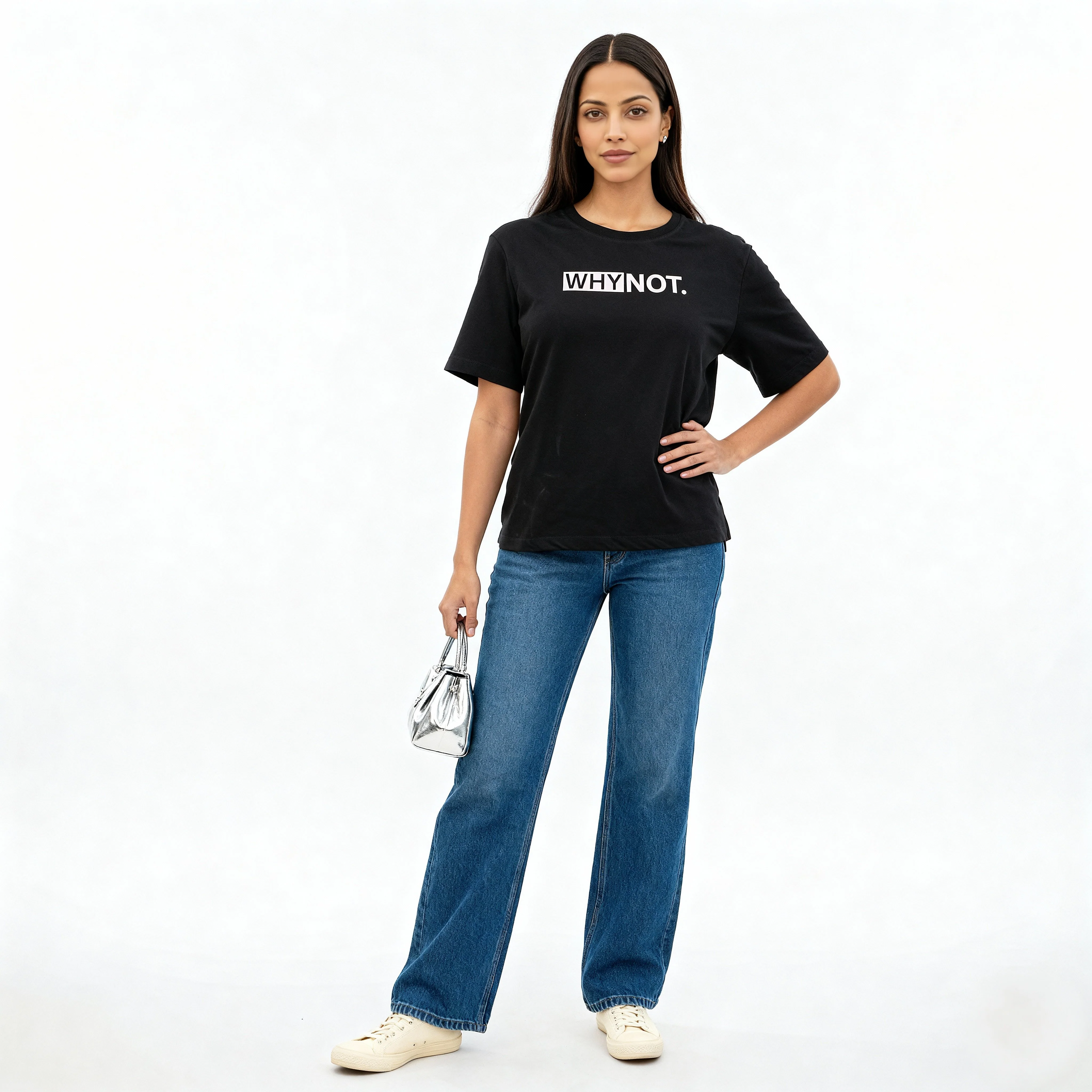 Cotton Crew Neck Graphitee