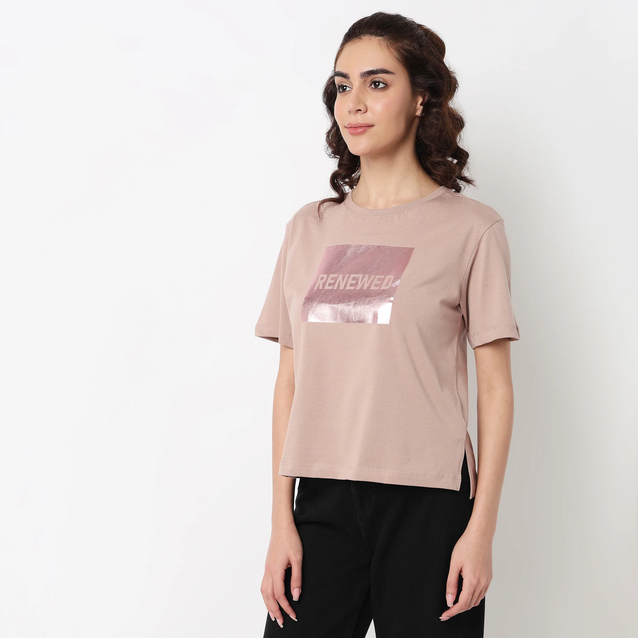 Cotton Crew Neck Graphitee - Image 4