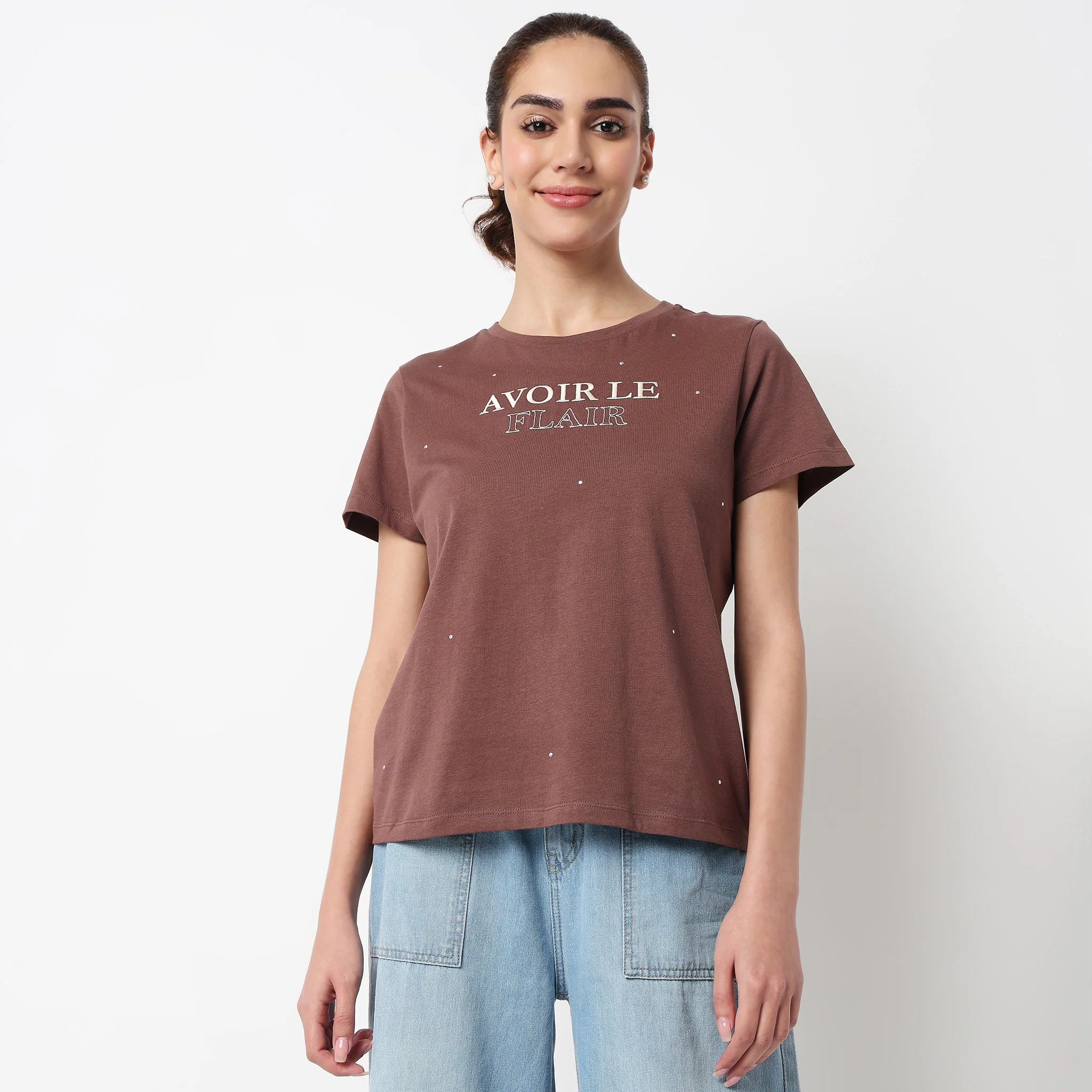 Cotton Crew Neck Graphitee - Image 2