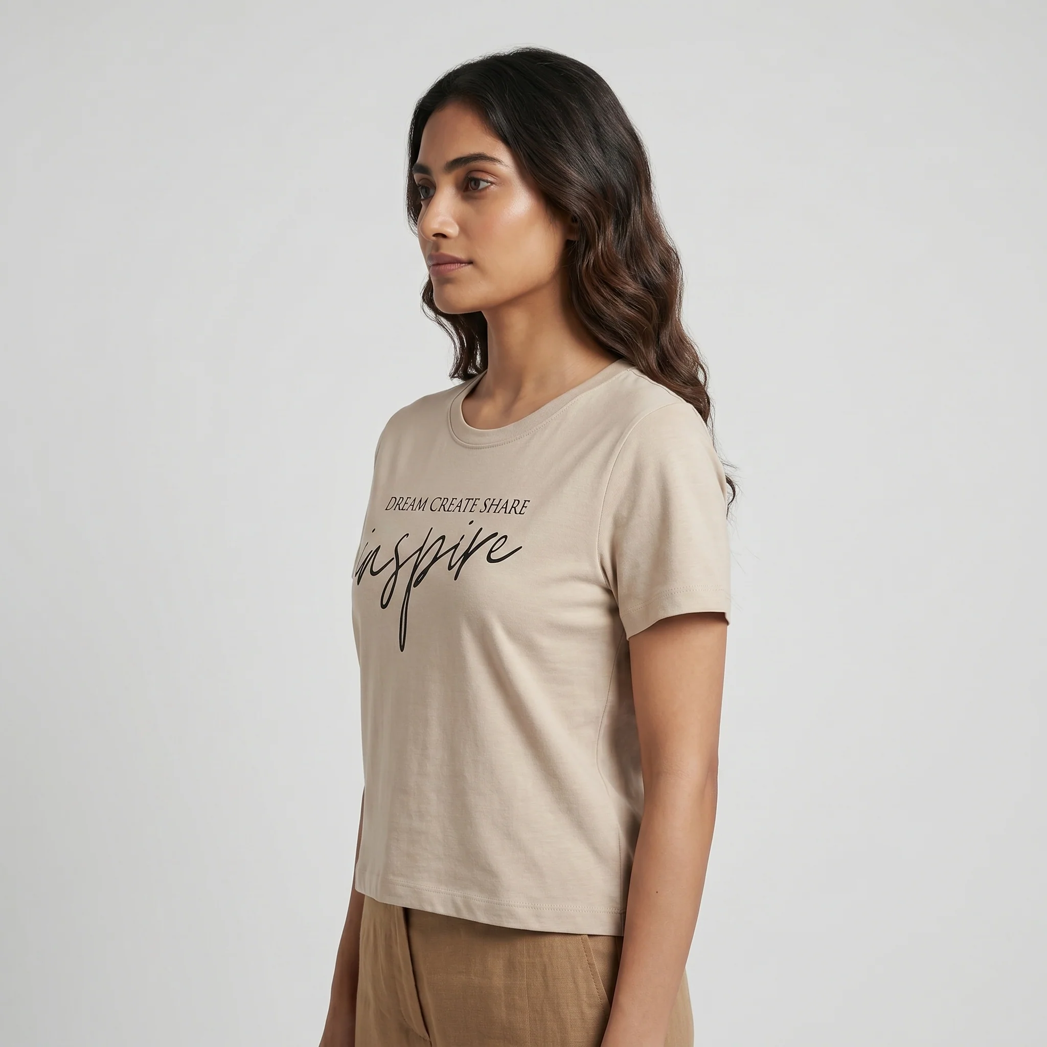 Cotton Crew Neck Graphitee - Image 2