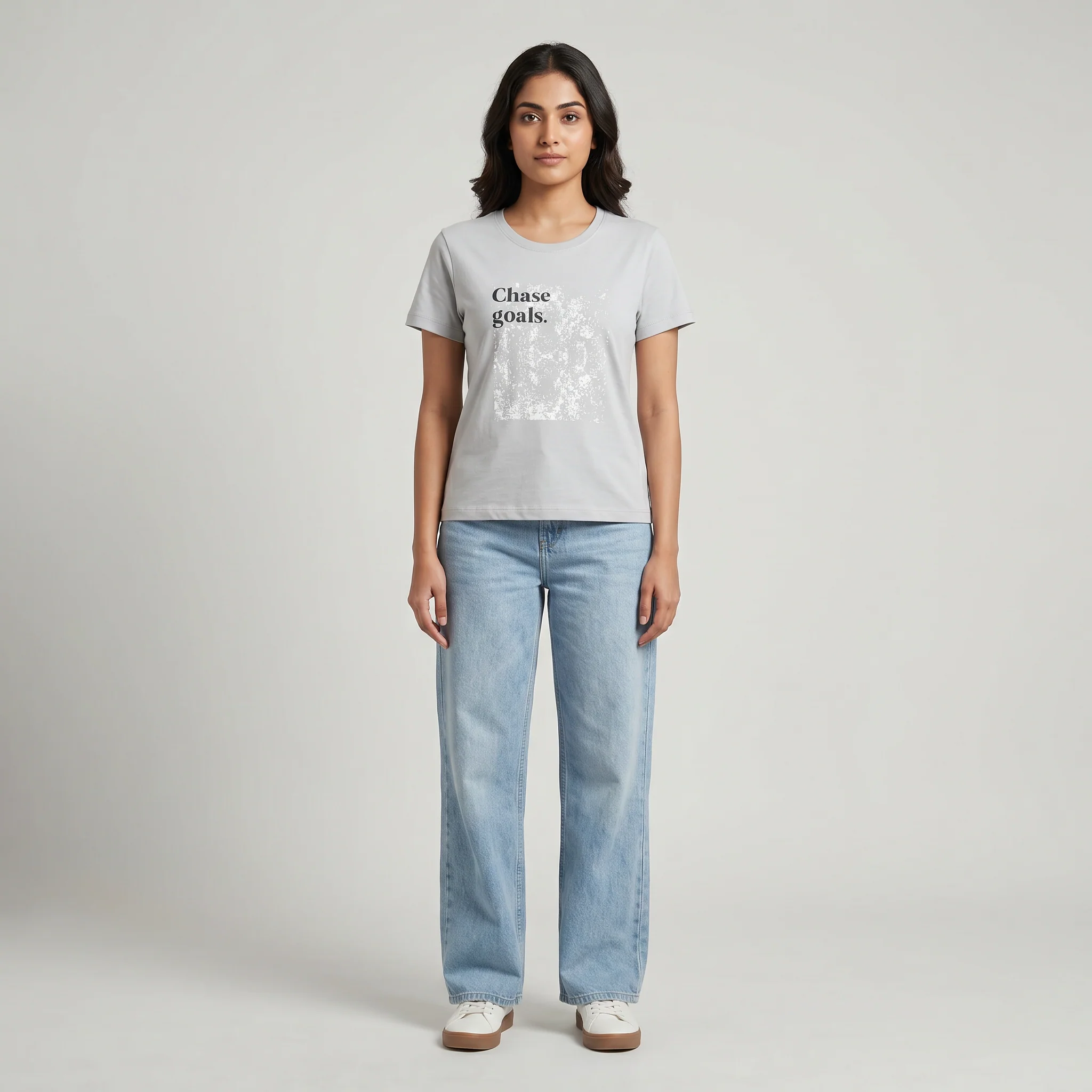 Cotton Crew Neck Graphitee
