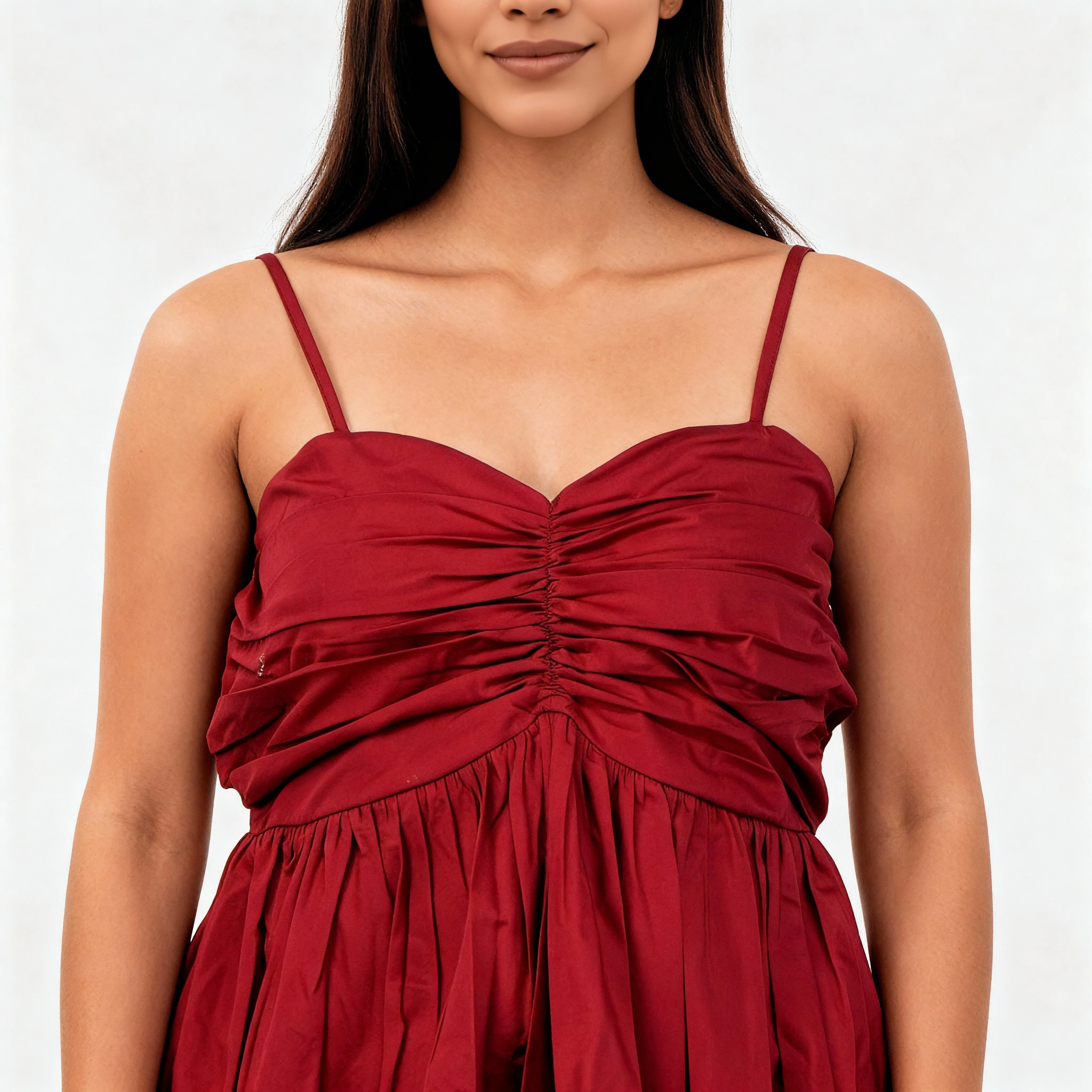 Cotton Cropped Bubble Top - Image 4