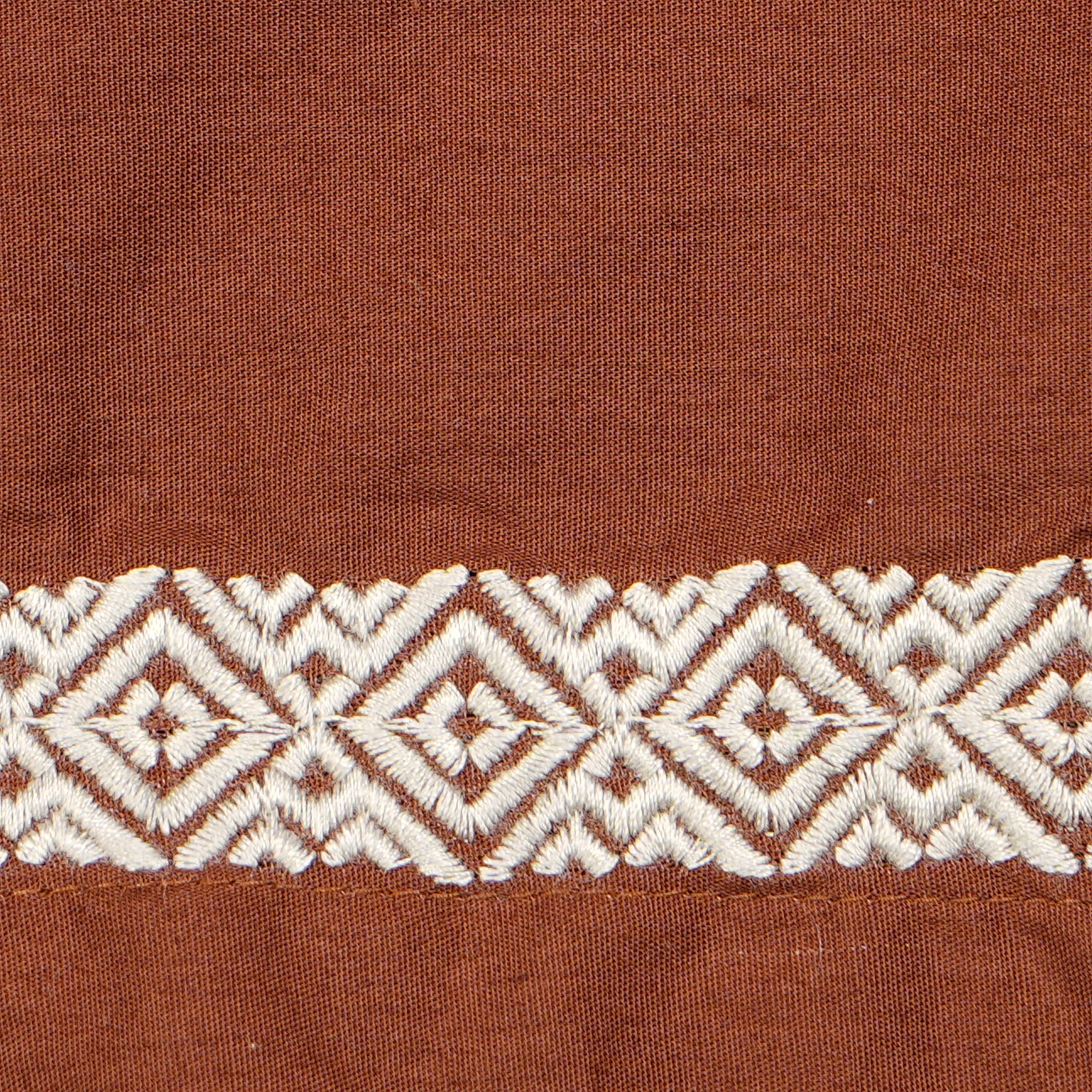 Cotton Embroidered Cuban Shirt - Image 4
