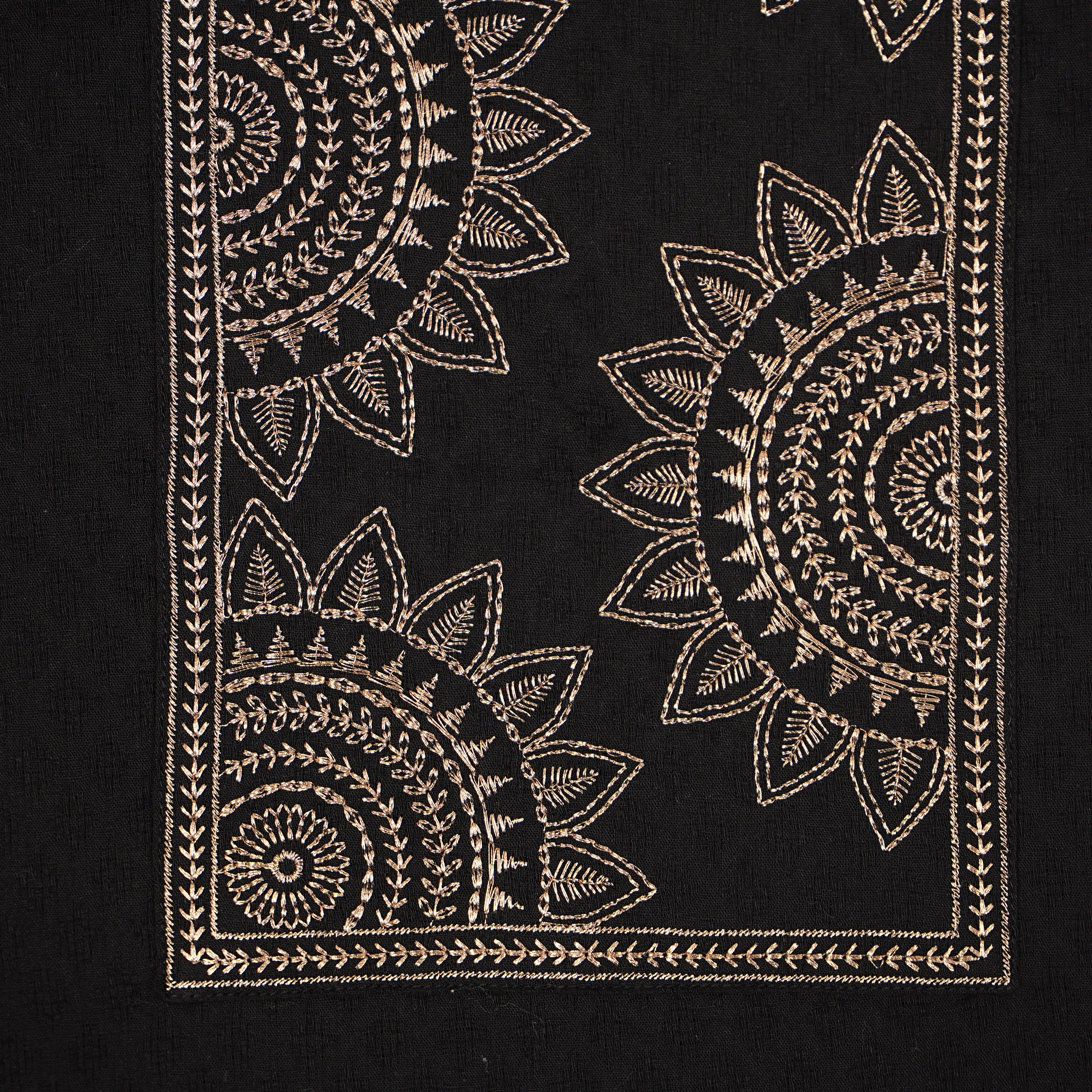 Cotton Embroidered Straight Kurta - Image 4