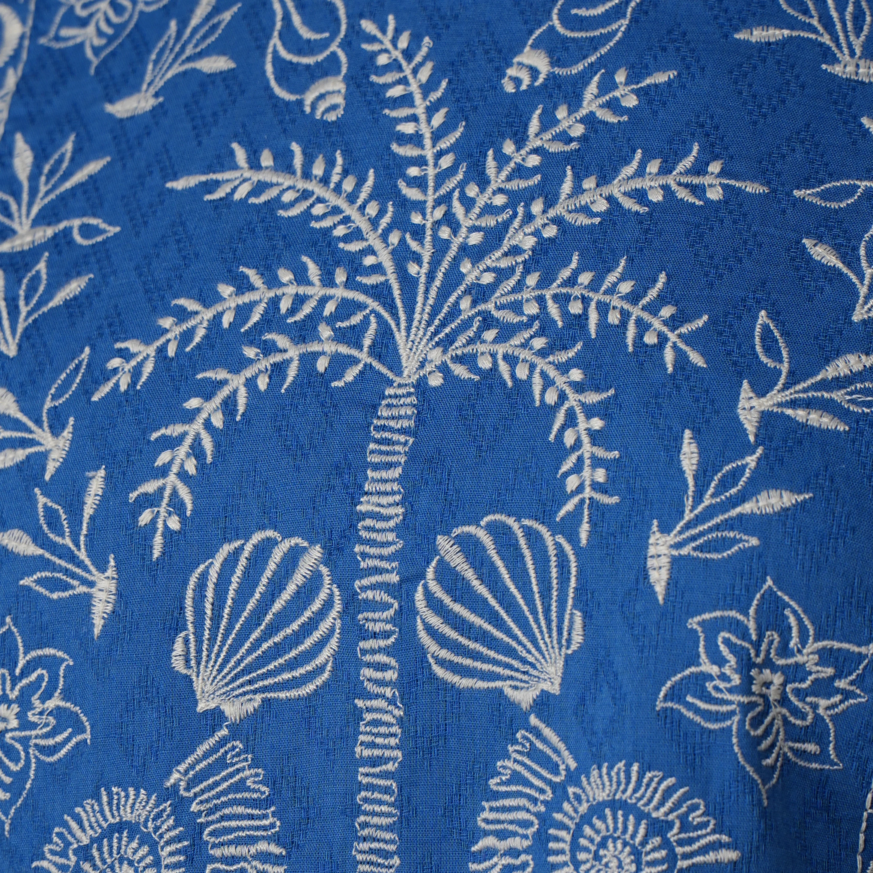 Cotton Embroidered Straight Kurta - Image 4