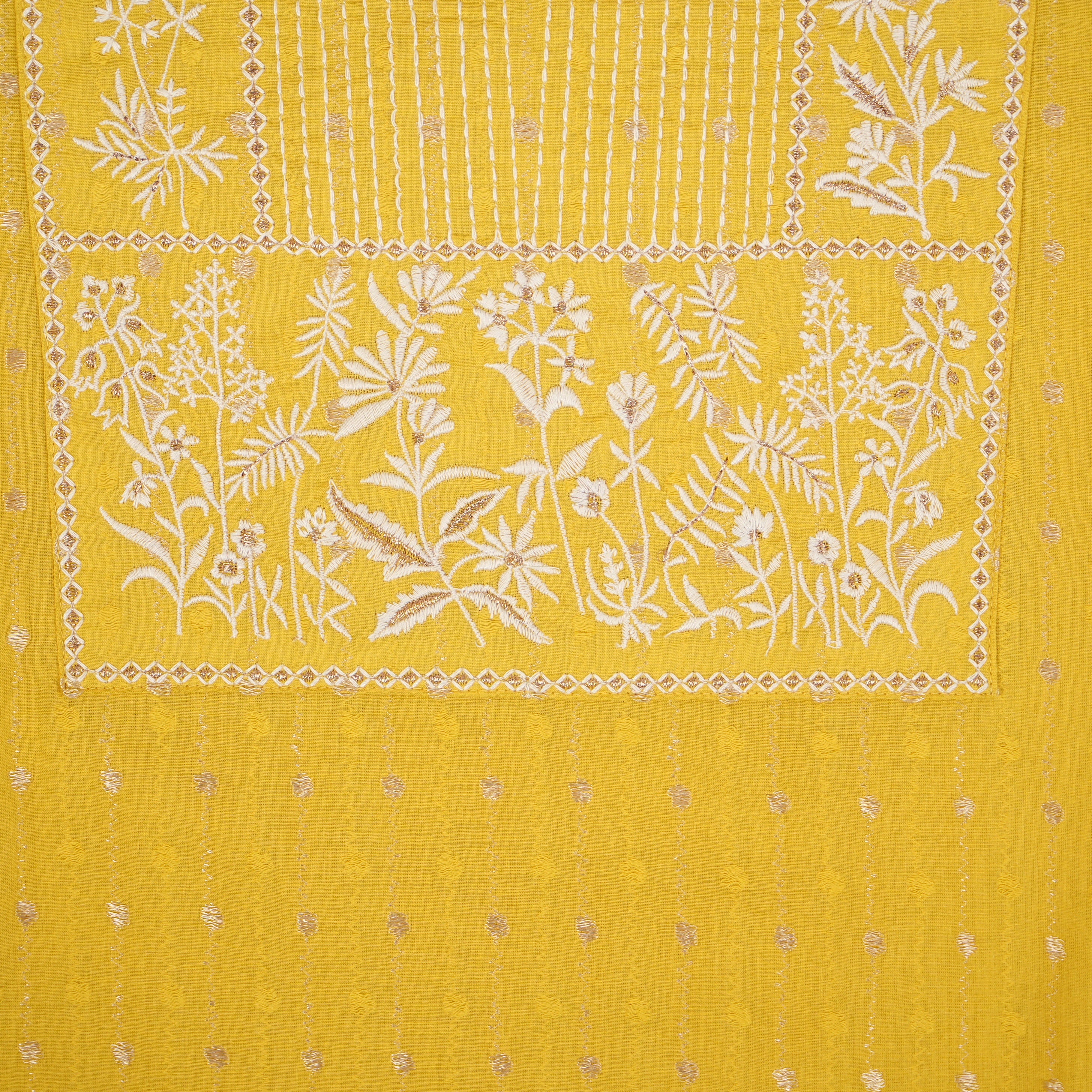 Cotton Embroidered Straight Kurta - Image 4