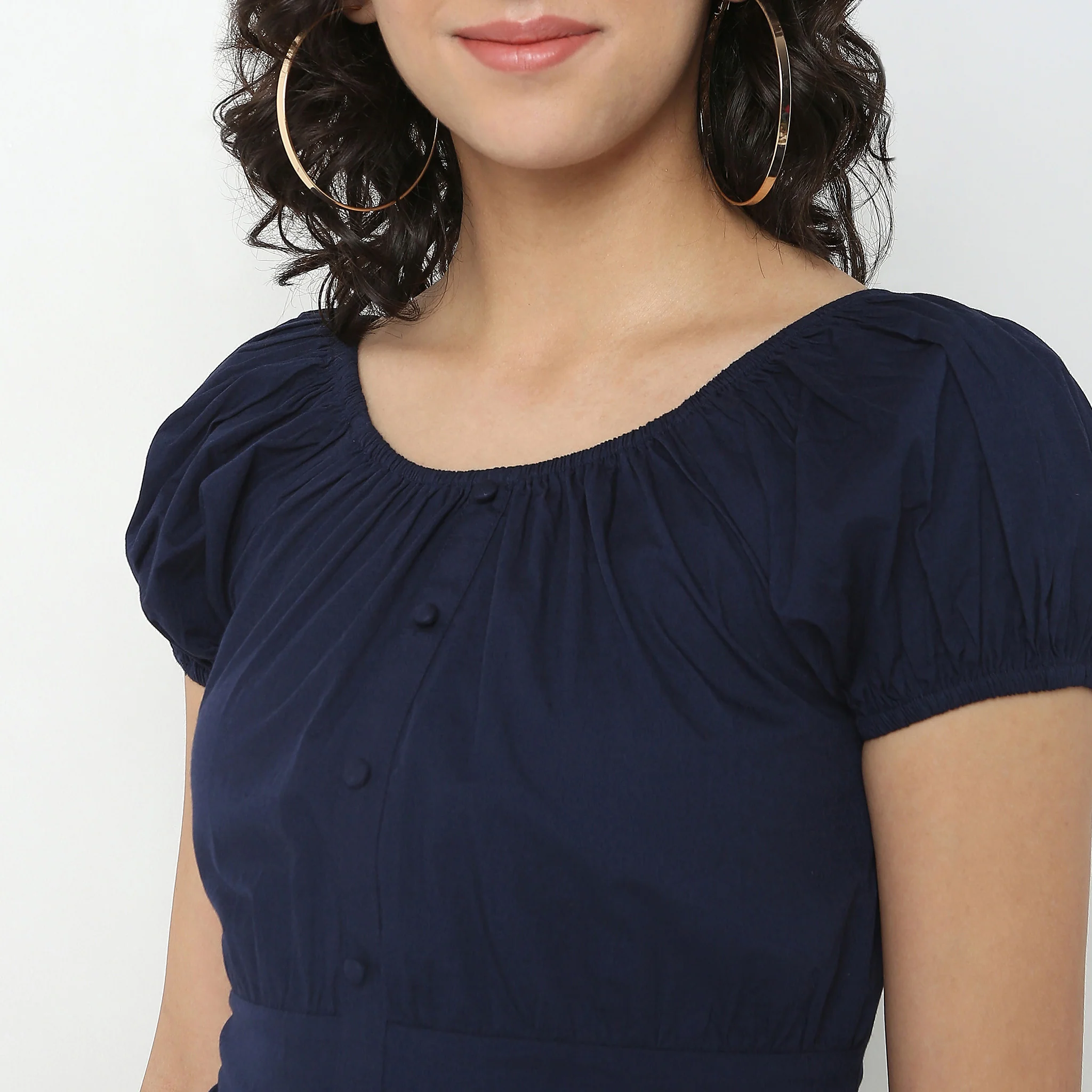 Cotton Flare Dress - Image 4