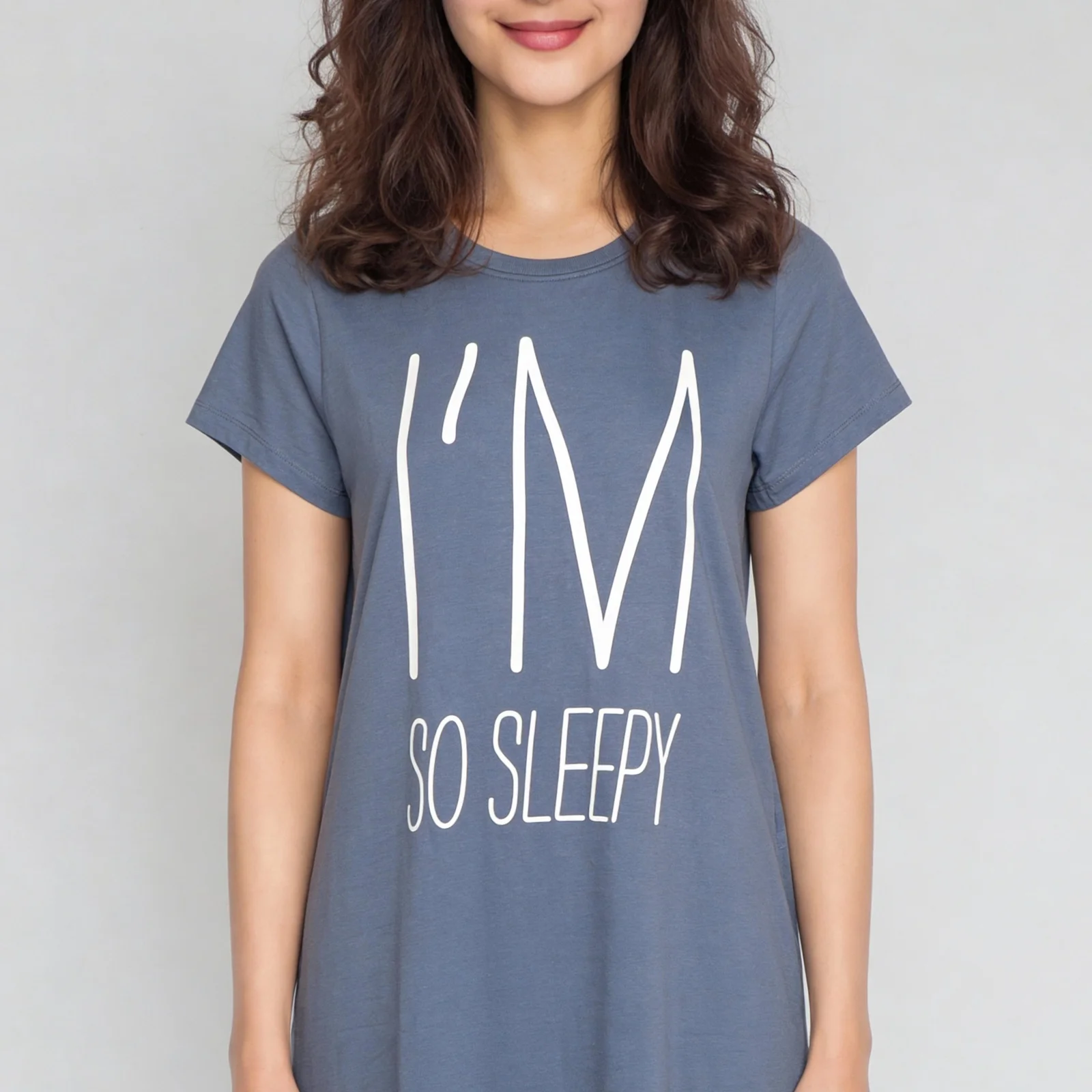 Cotton Graphic Short Gown - Image 4