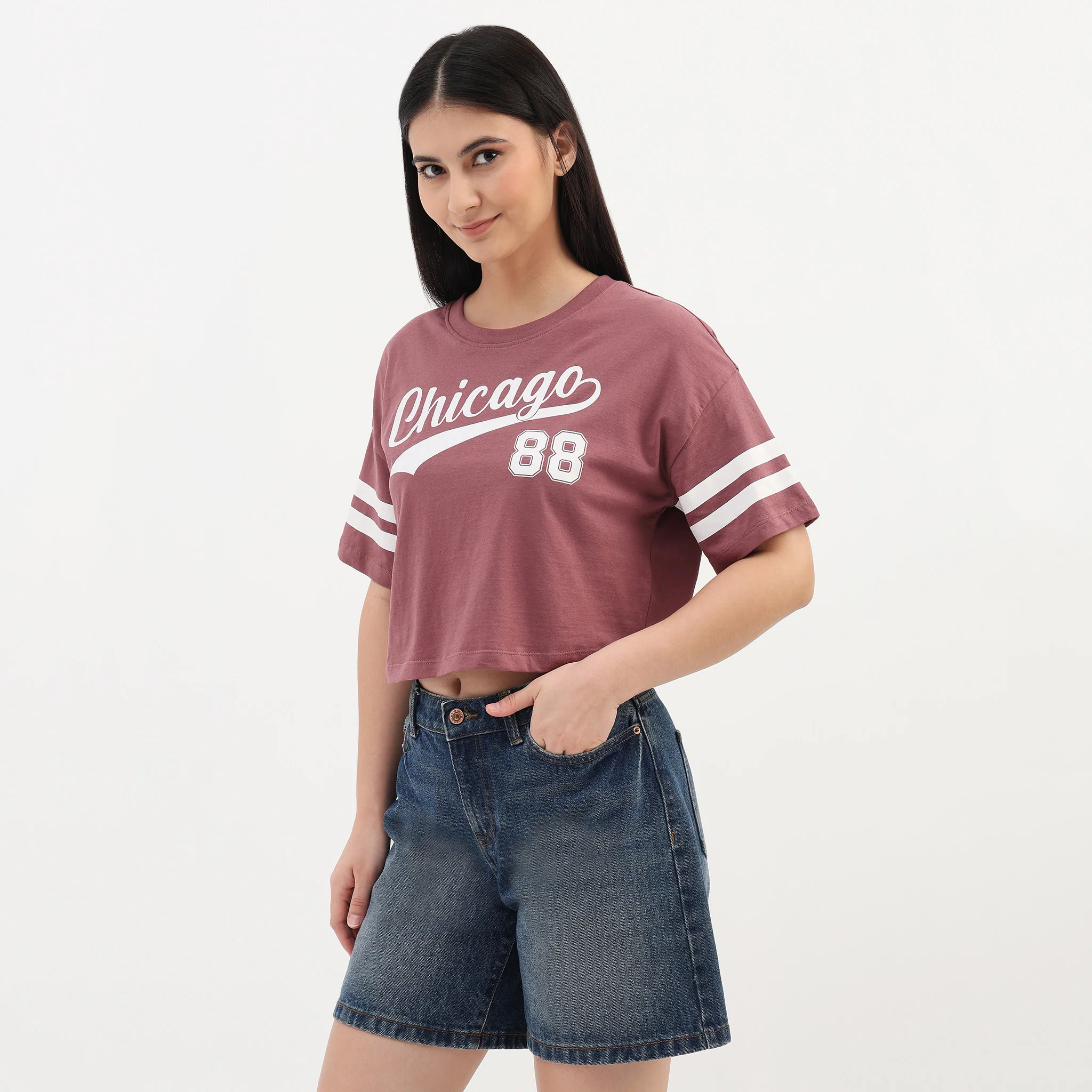 Cotton Graphic Boxy T-Shirt - Image 5