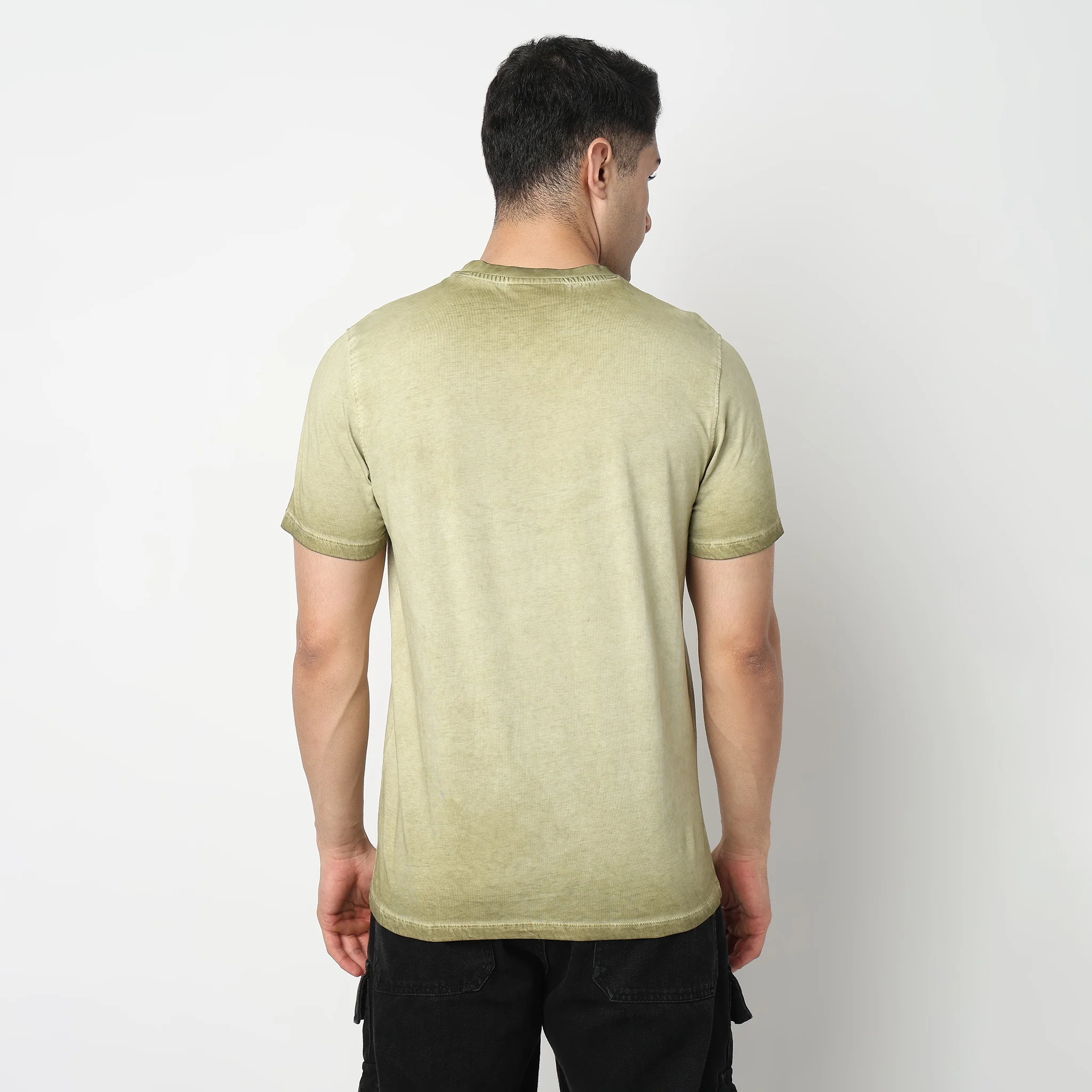 Cotton Graphic Crew Neck T-Shirt - Image 3