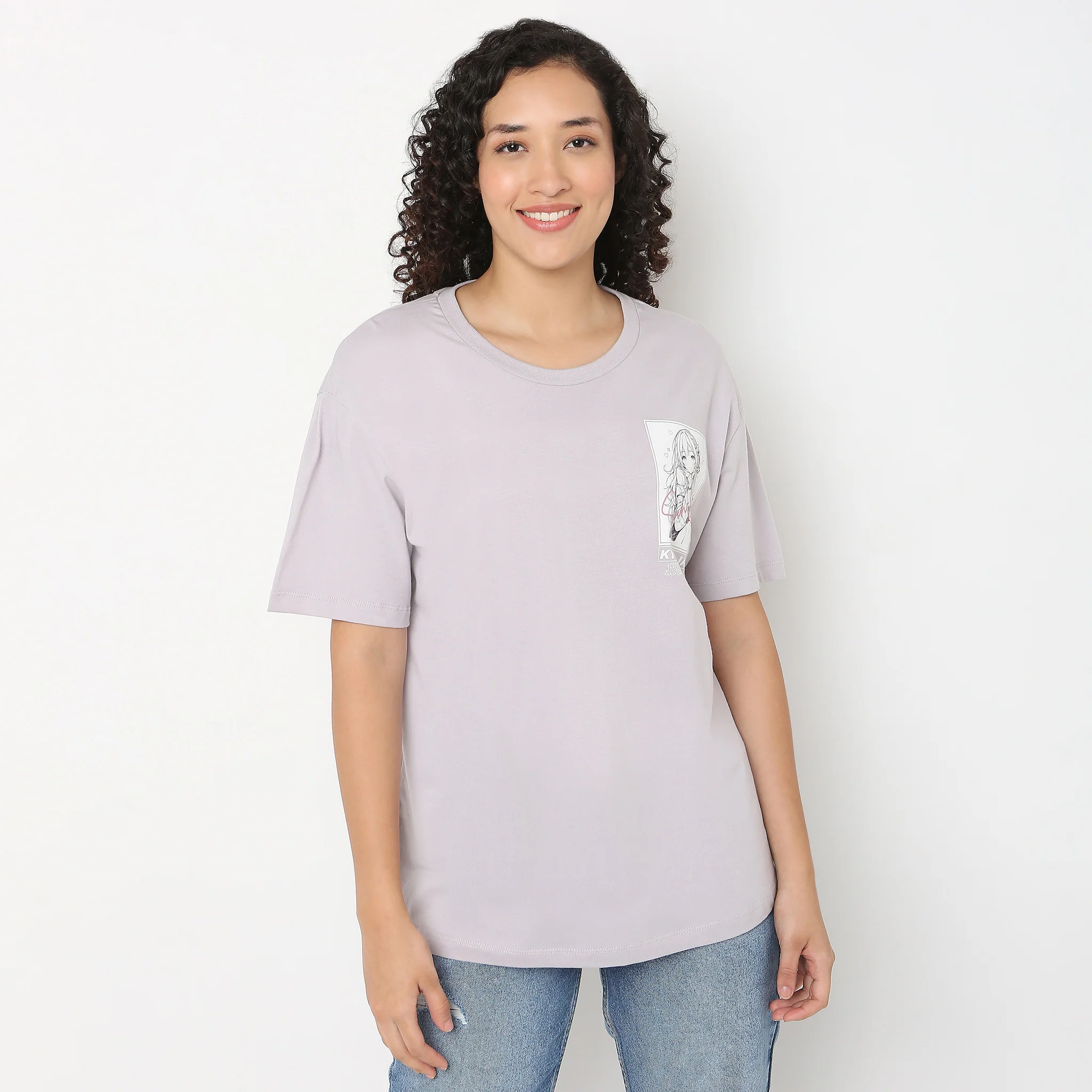Cotton Oversize Graphic T-Shirt - Image 2
