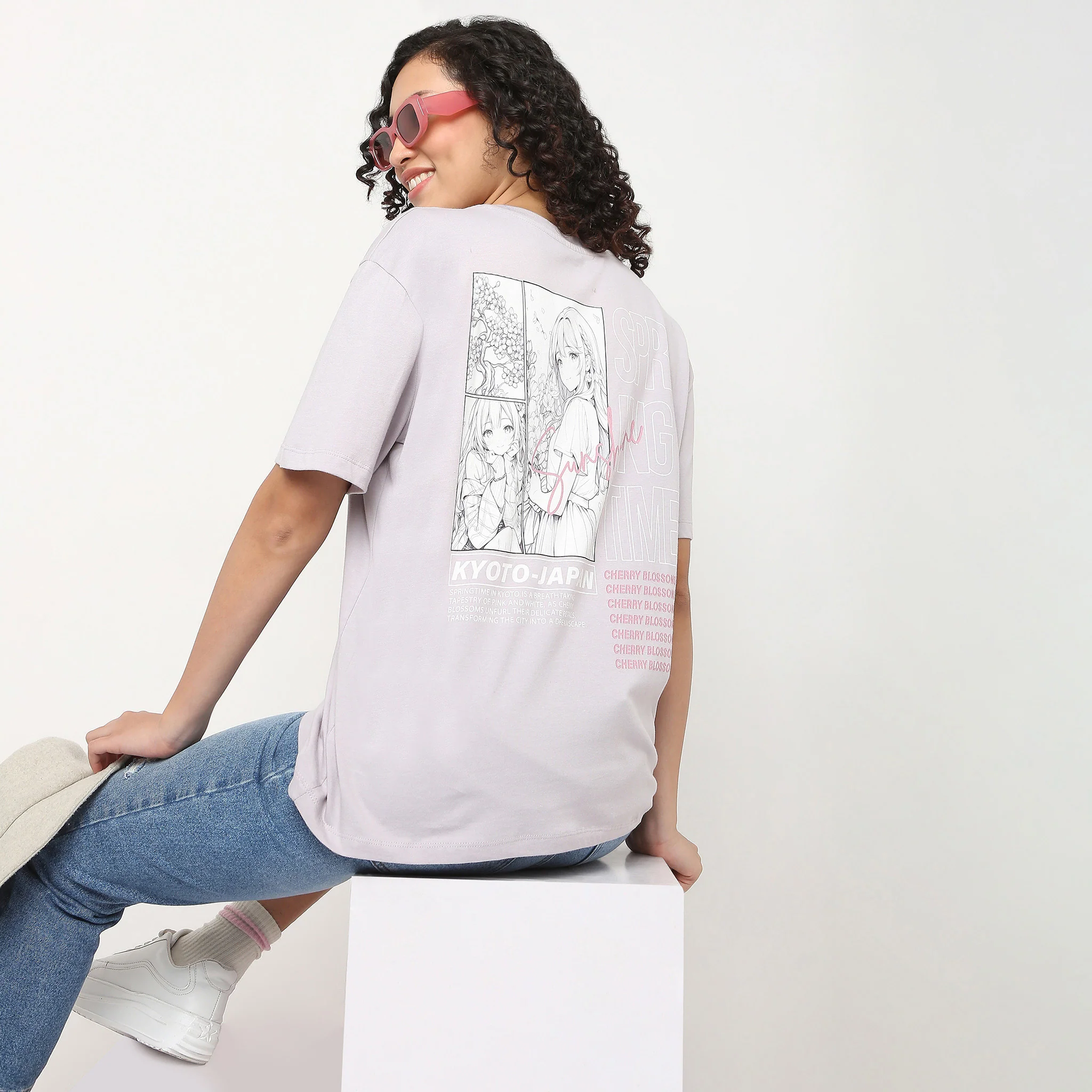Cotton Oversize Graphic T-Shirt - Image 3