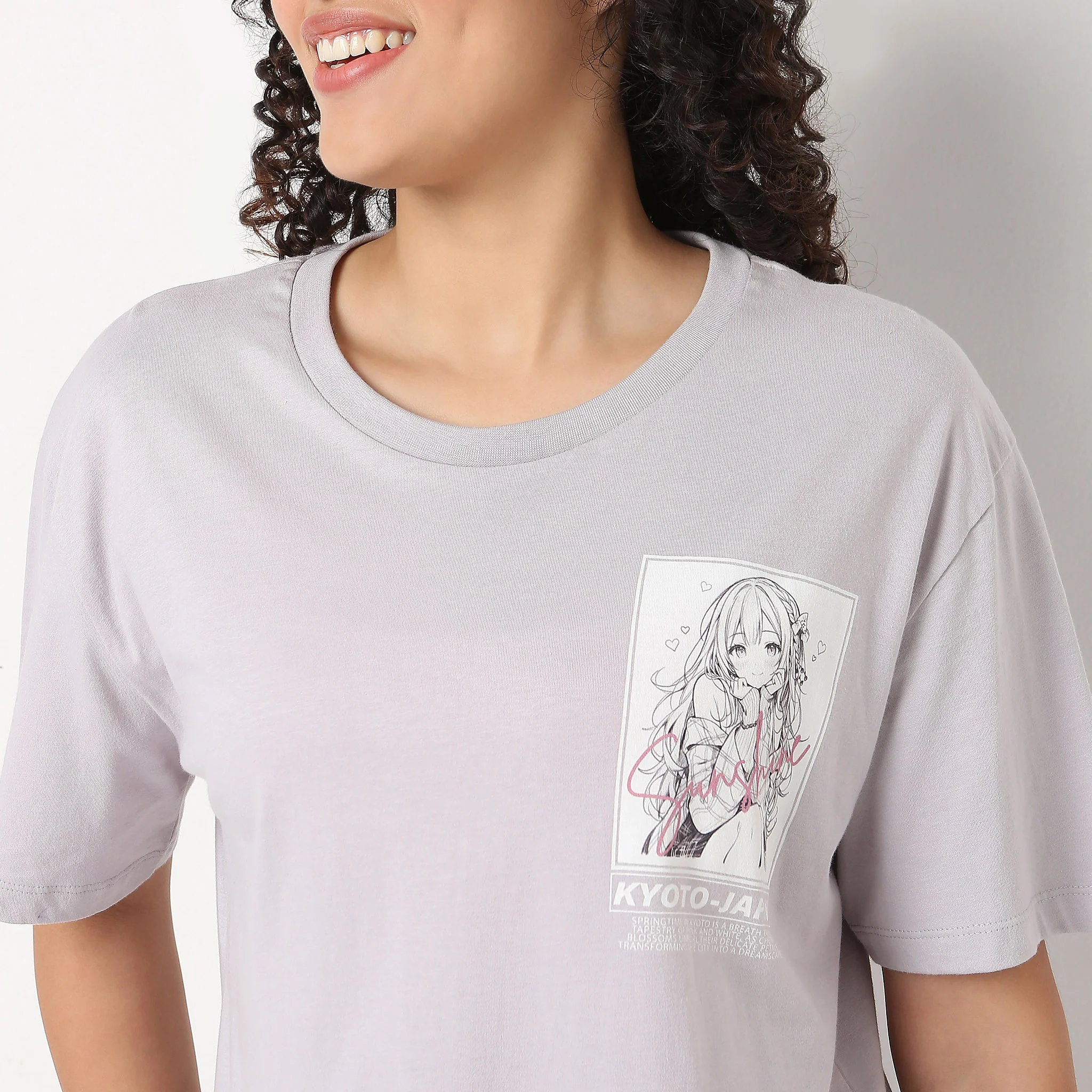 Cotton Oversize Graphic T-Shirt - Image 4
