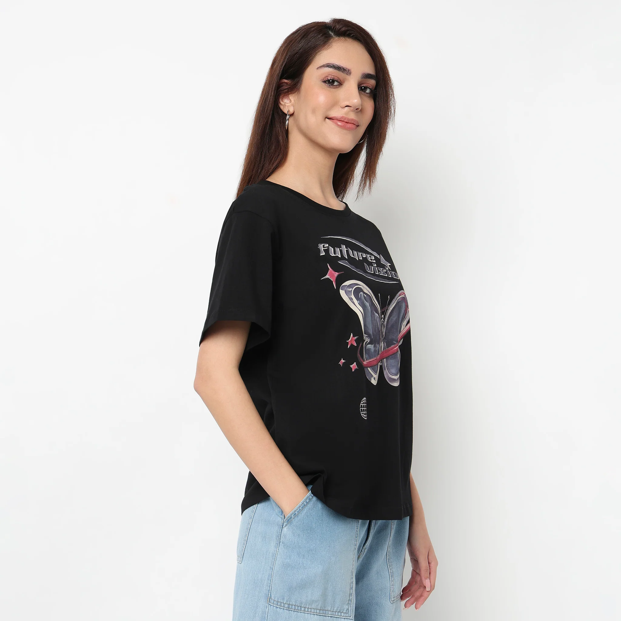 Cotton Graphic Oversize T-Shirt - Image 5