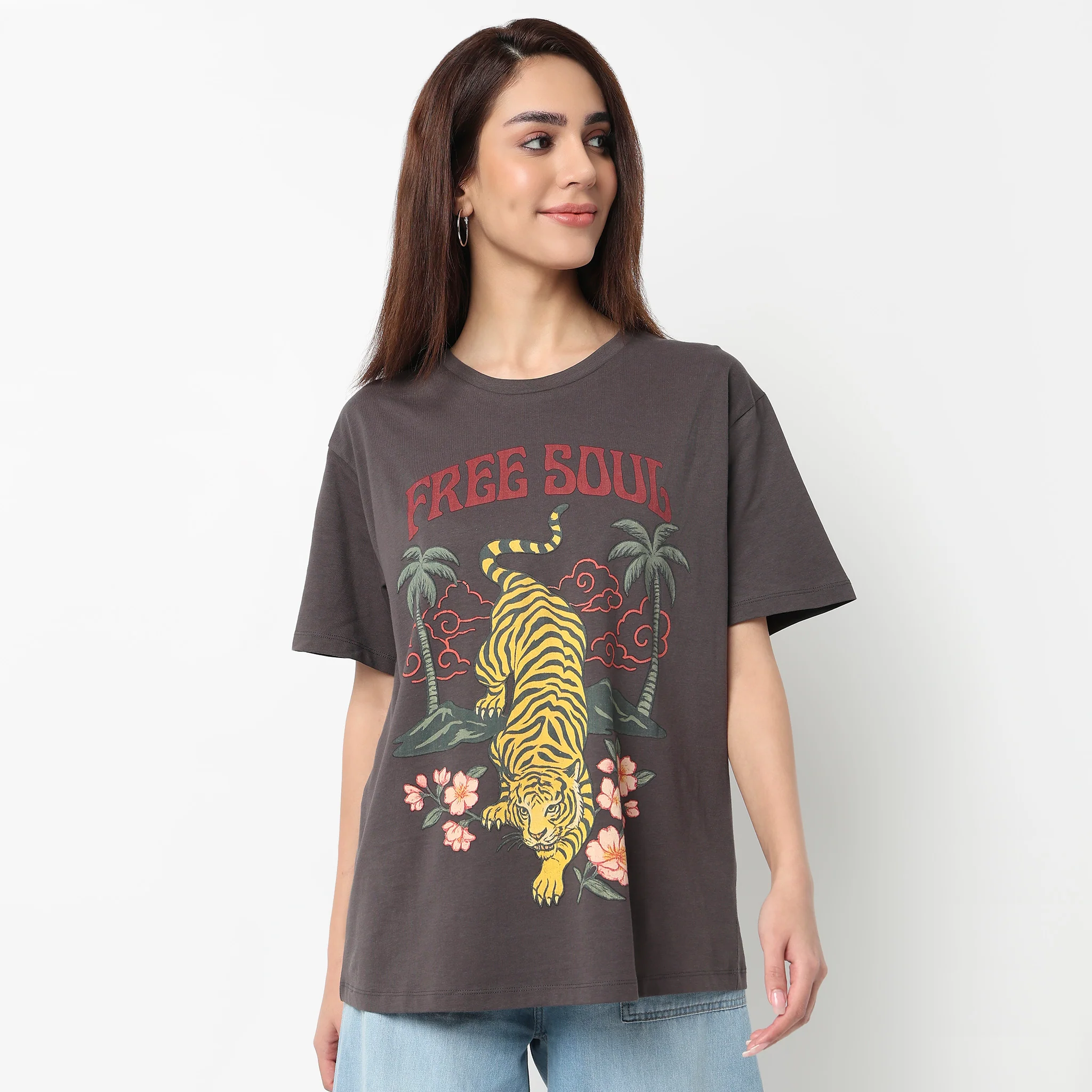 Cotton Graphic Oversize T-Shirt - Image 2