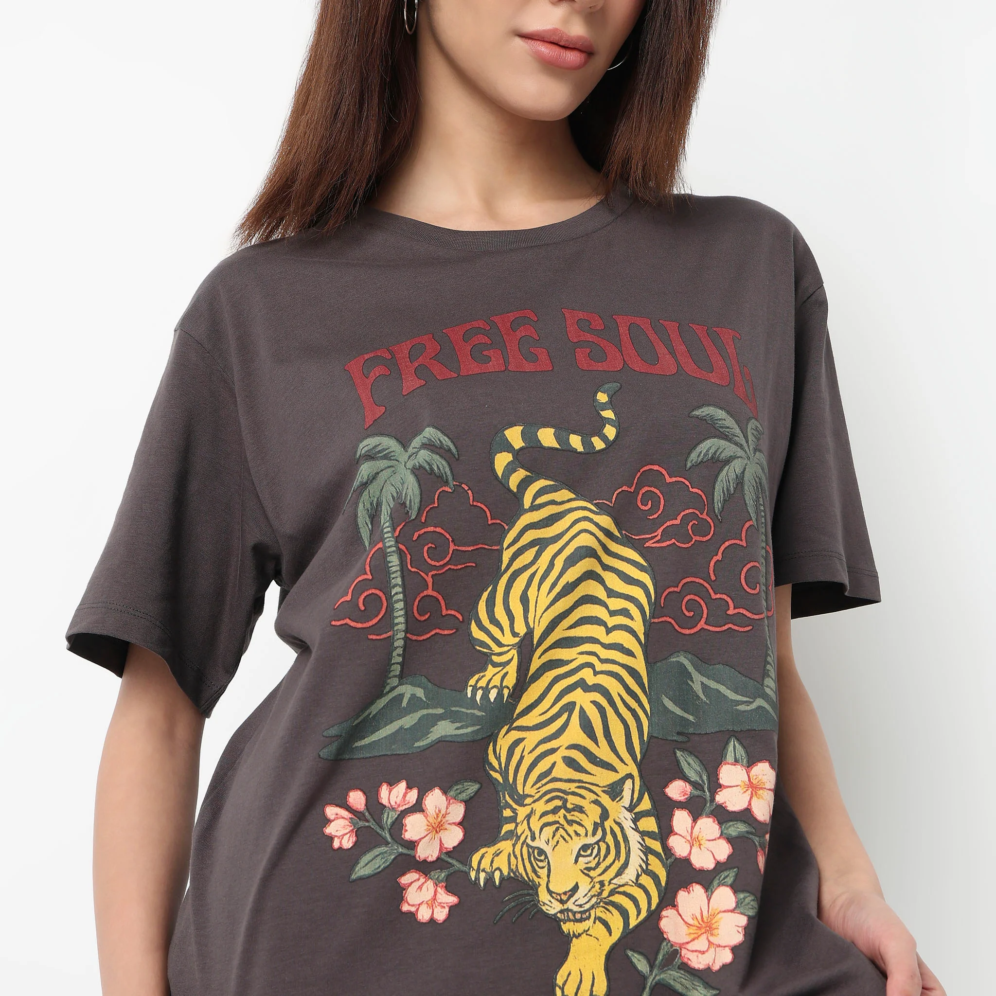 Cotton Graphic Oversize T-Shirt - Image 4