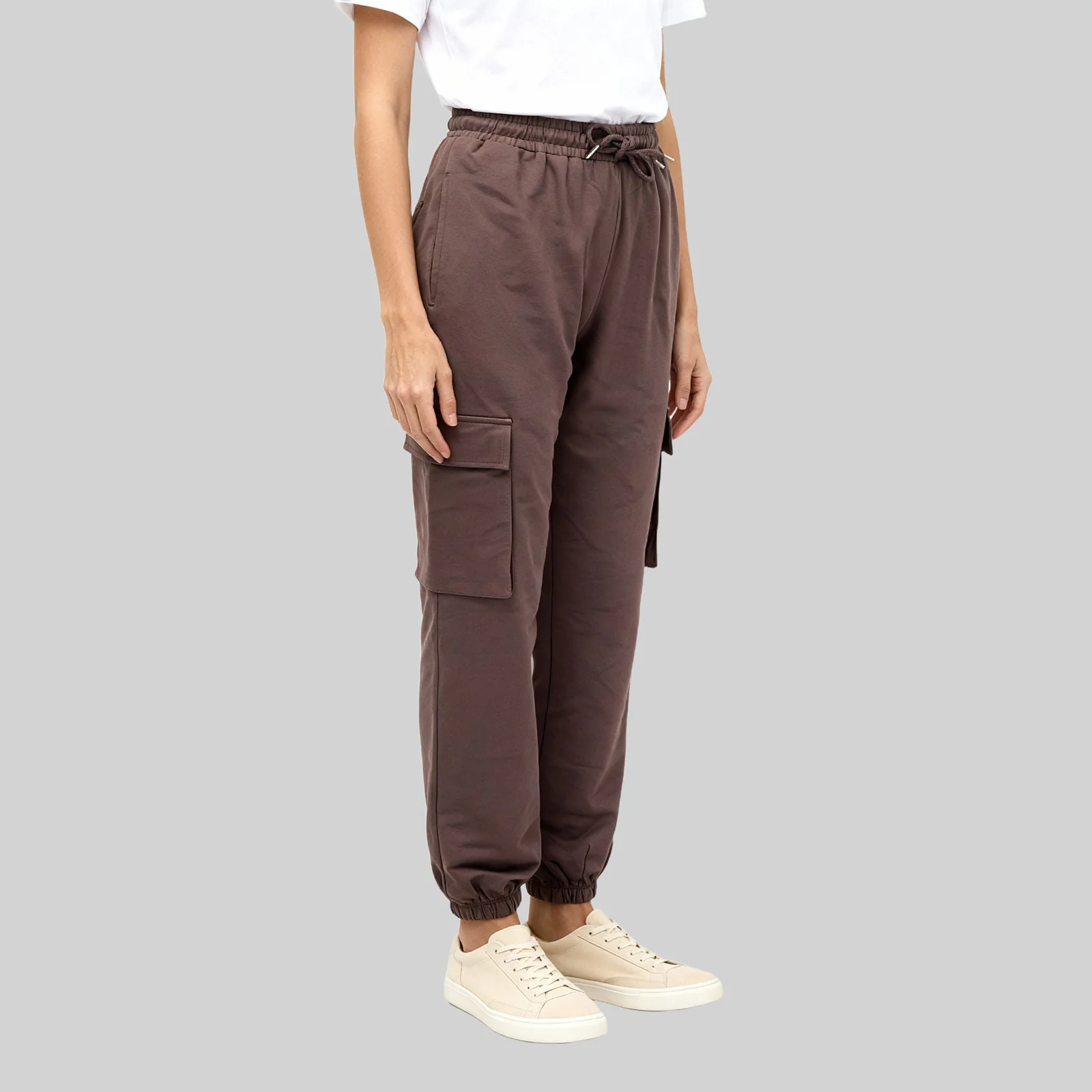 Cotton High Rise Joggers - Image 10