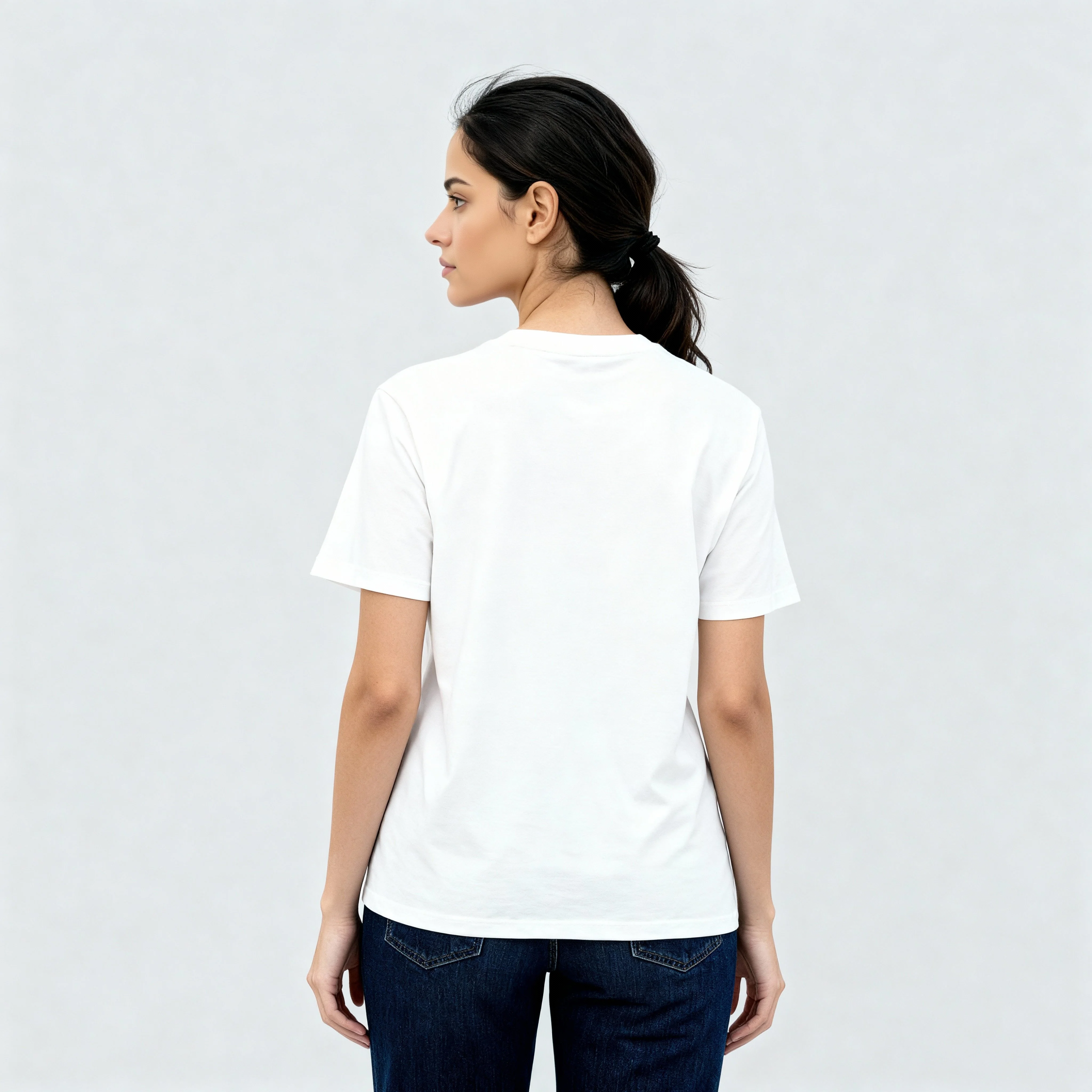 Cotton Knitted Graphic Oversize T-Shirt - Image 3