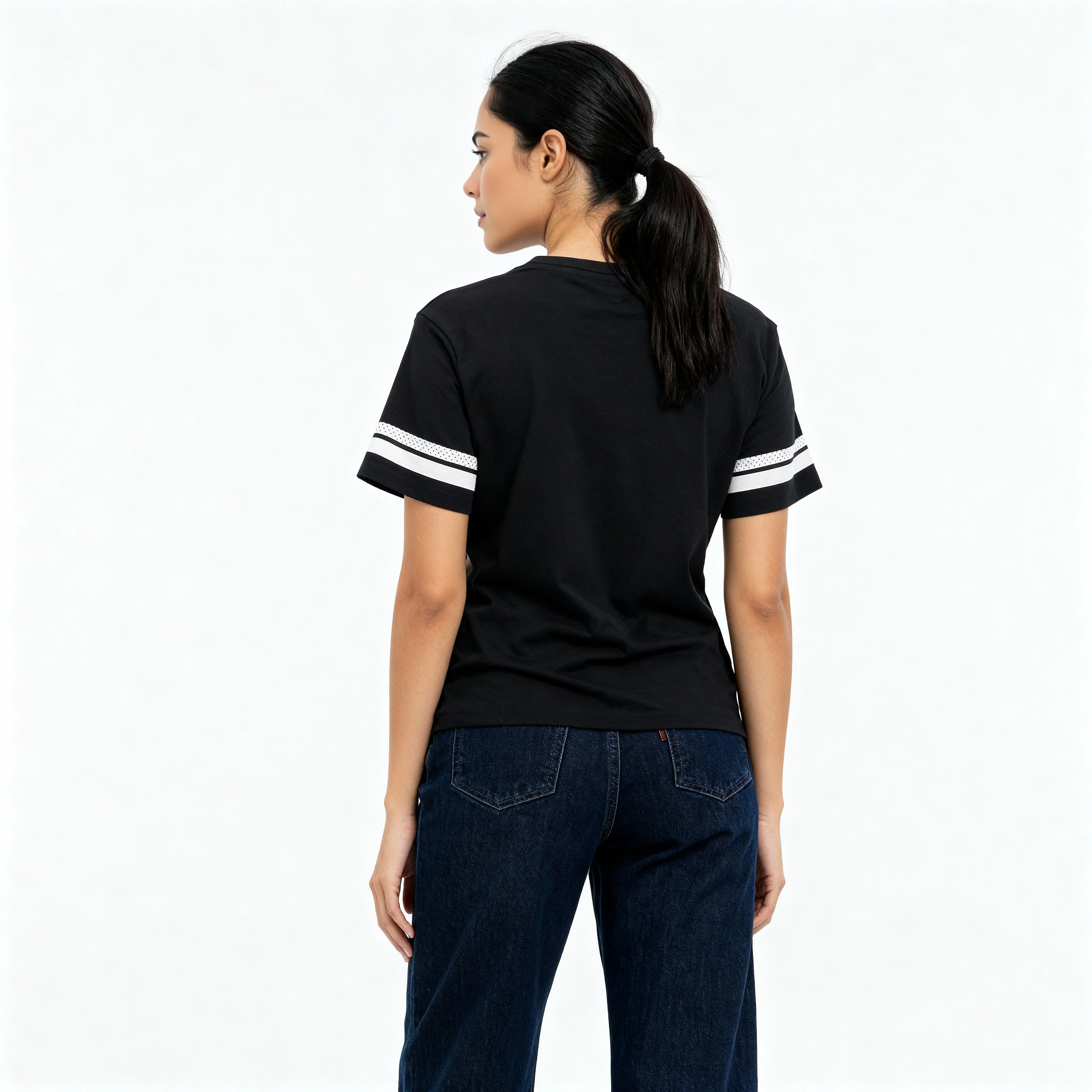 Cotton Knitted Graphic Oversize T-Shirt - Image 3
