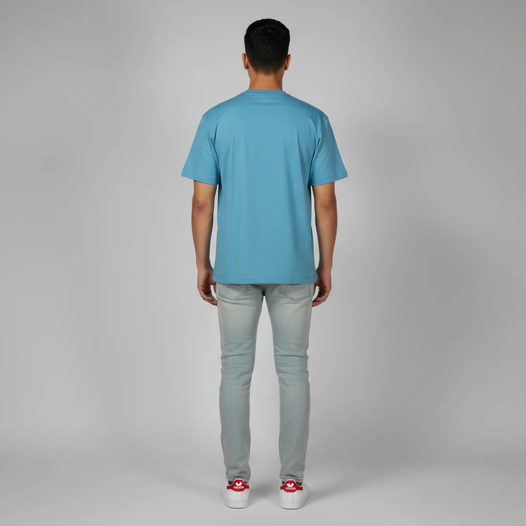 Cotton Oversize Graphic Slogan T-Shirt - Image 3