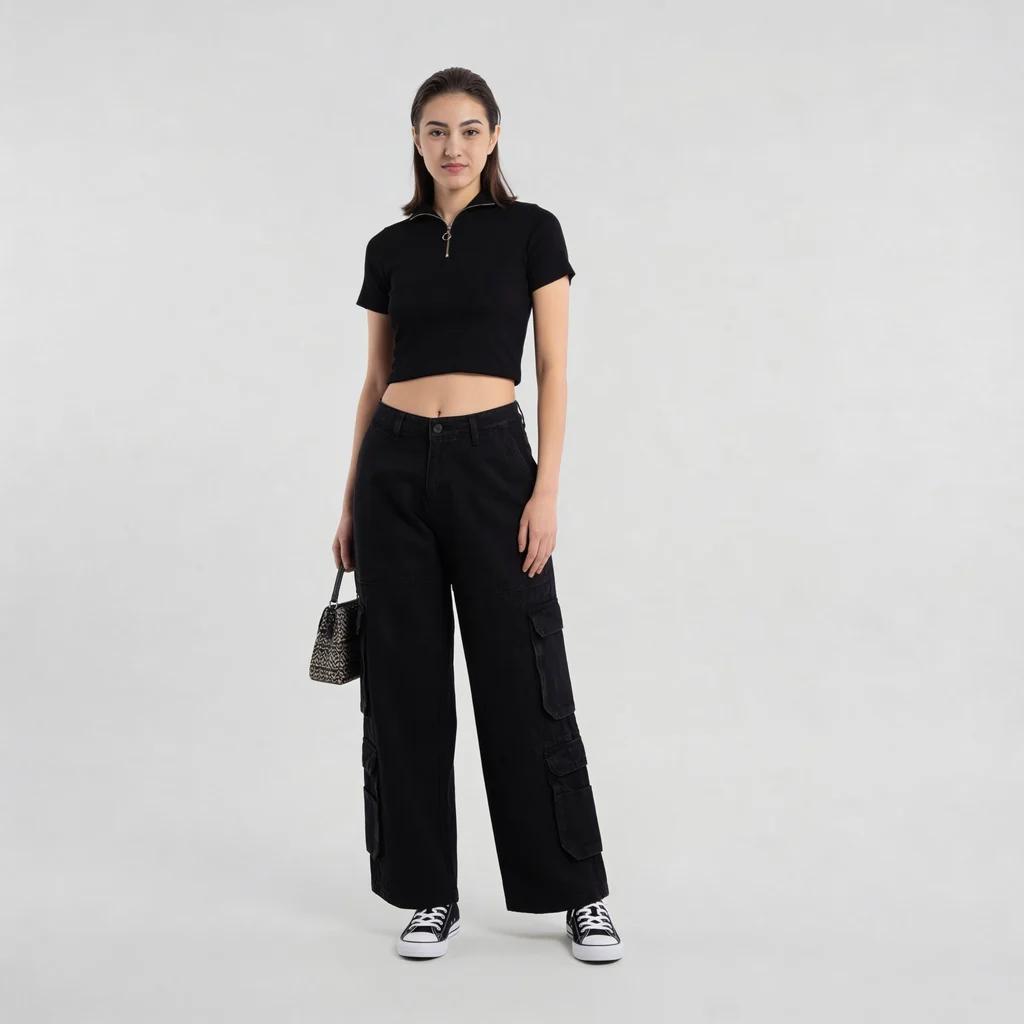 Cotton Polo Neck Slim Fit T-Shirt