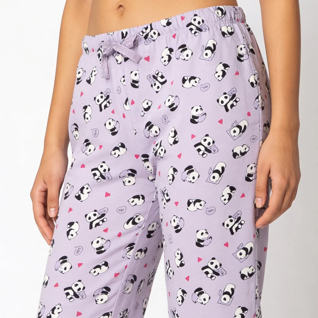 Cotton Printed Lounge Capris - Image 4