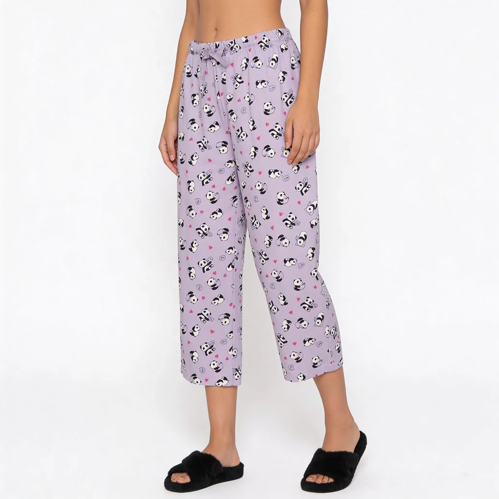 Cotton Printed Lounge Capris - Image 5
